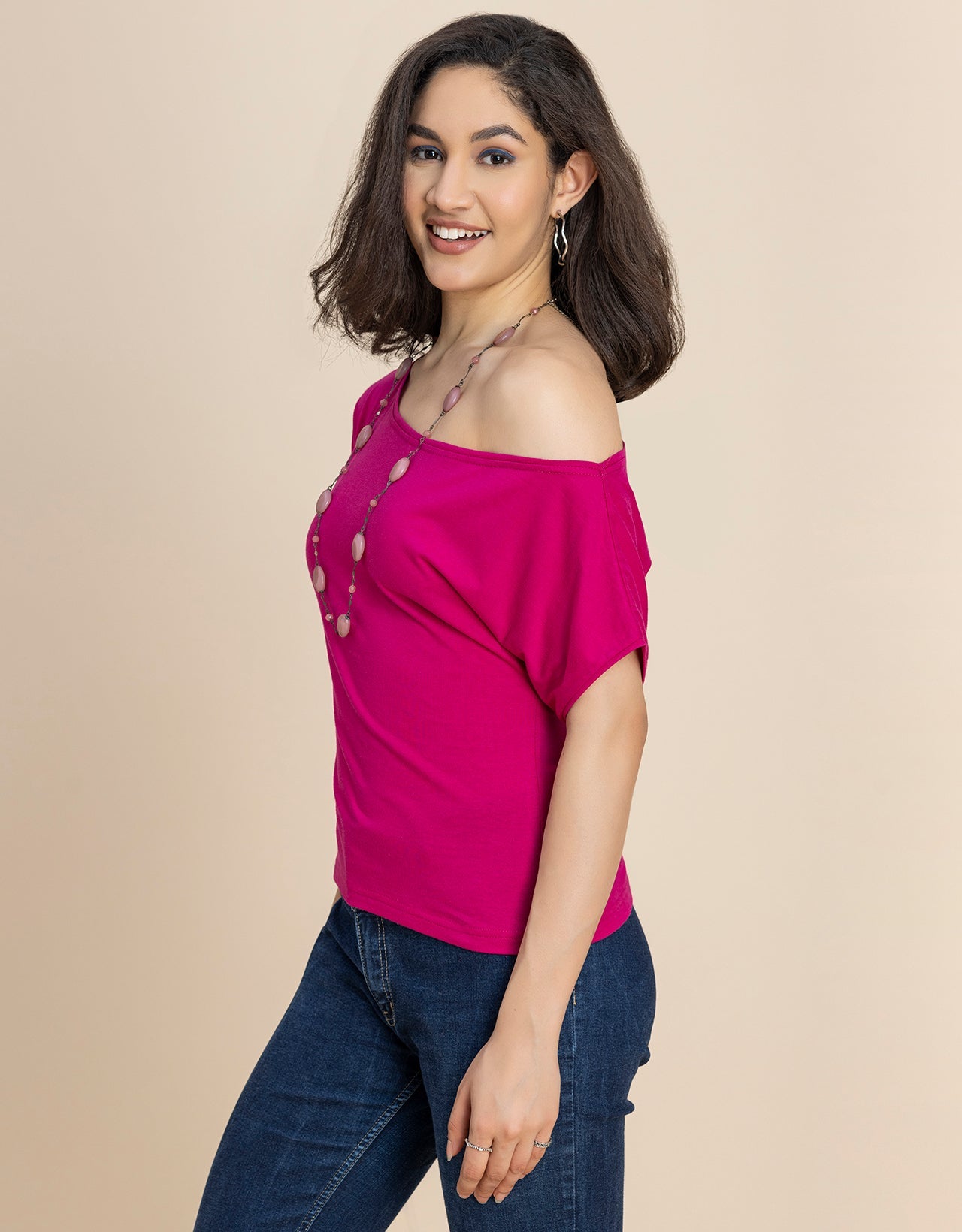 One Shoulder Tshirt Short Sleeve Top