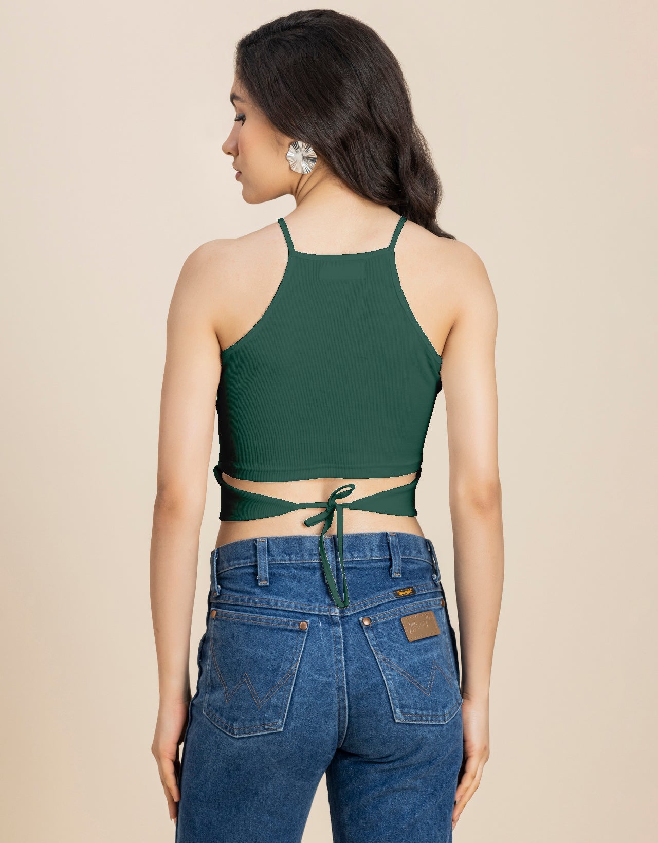 Women Casuals Sporty Crop Sleeveless Top