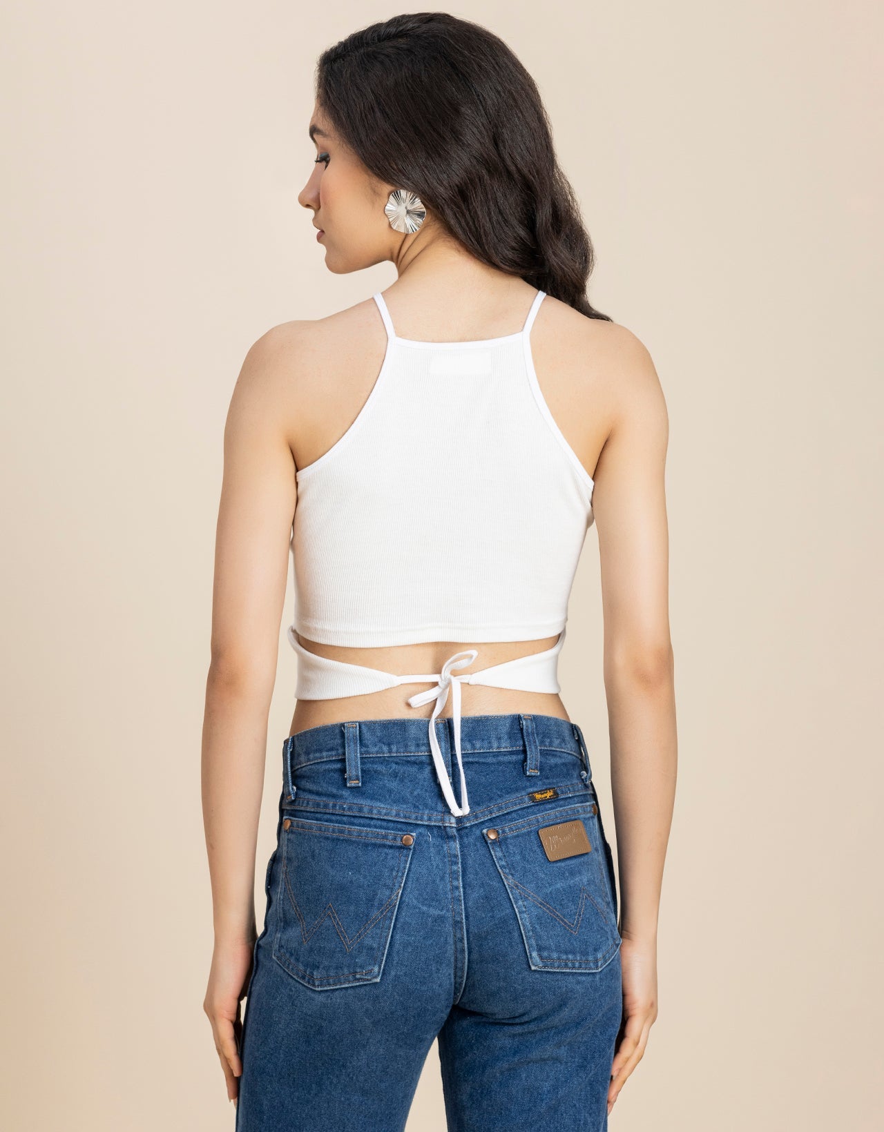 Women Casuals Sporty Crop Sleeveless Top