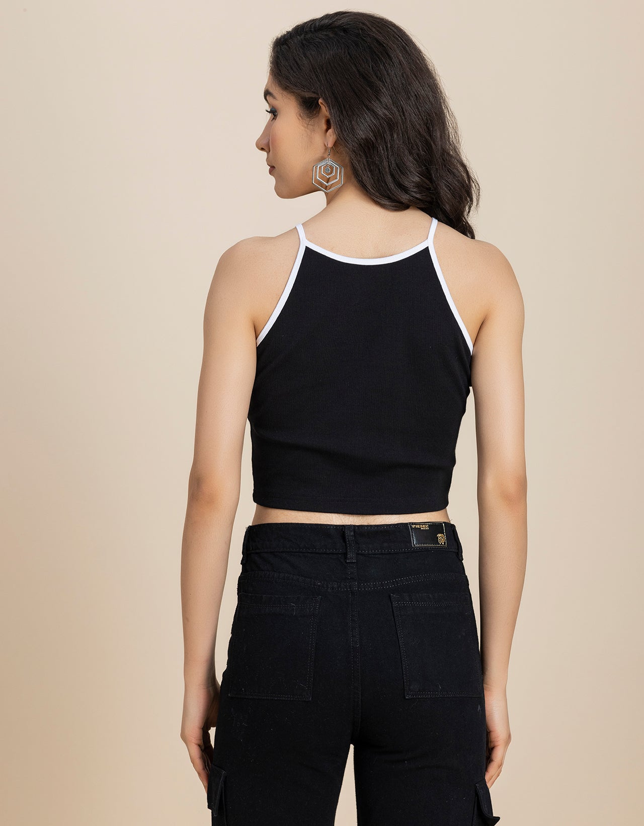 Casuals, Round Neck Crop Women Top