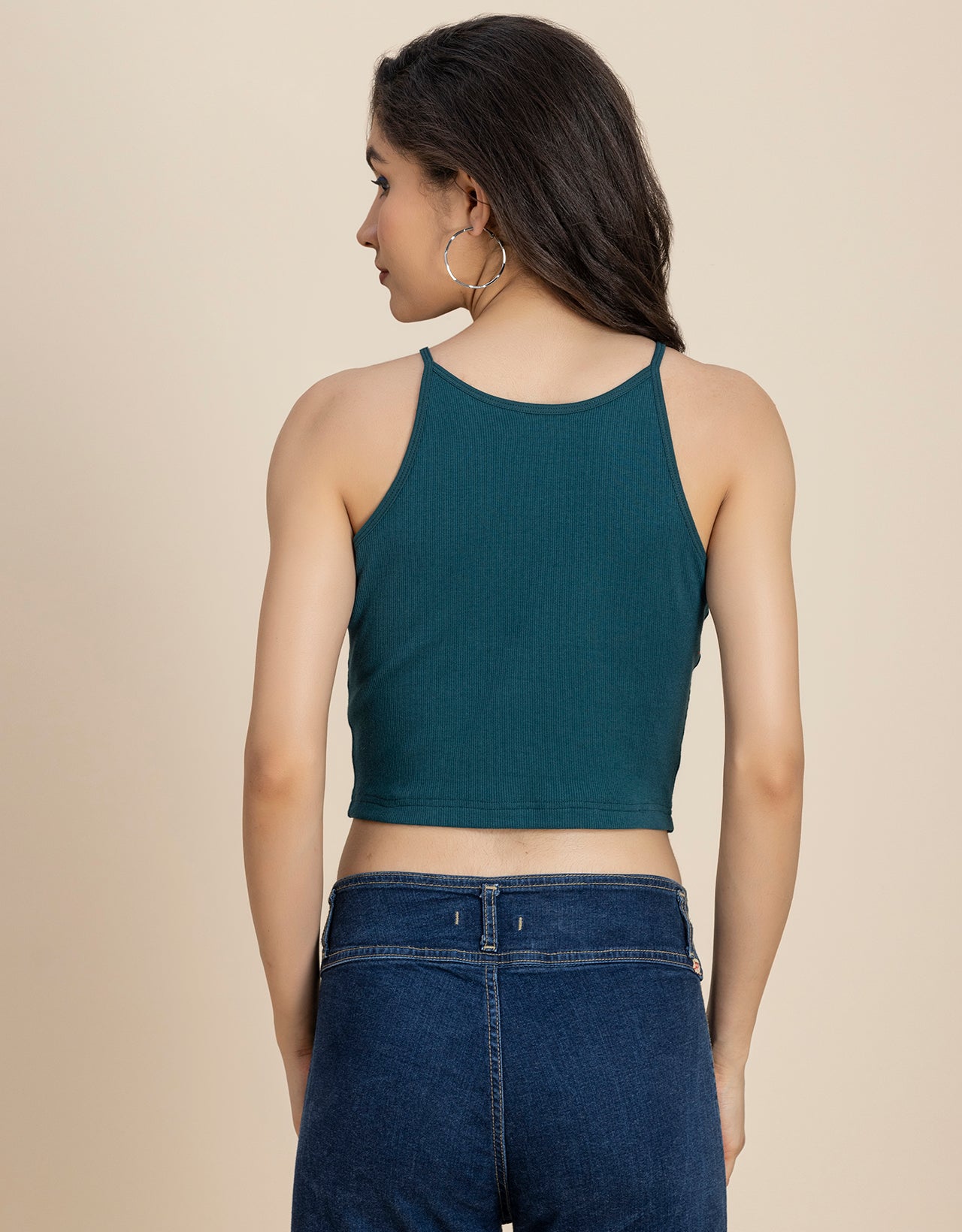 Casuals, Round Neck Crop Women Top