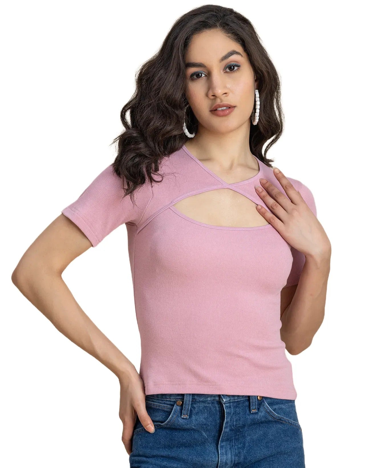 Casuals, Women Knit Ribbed Top