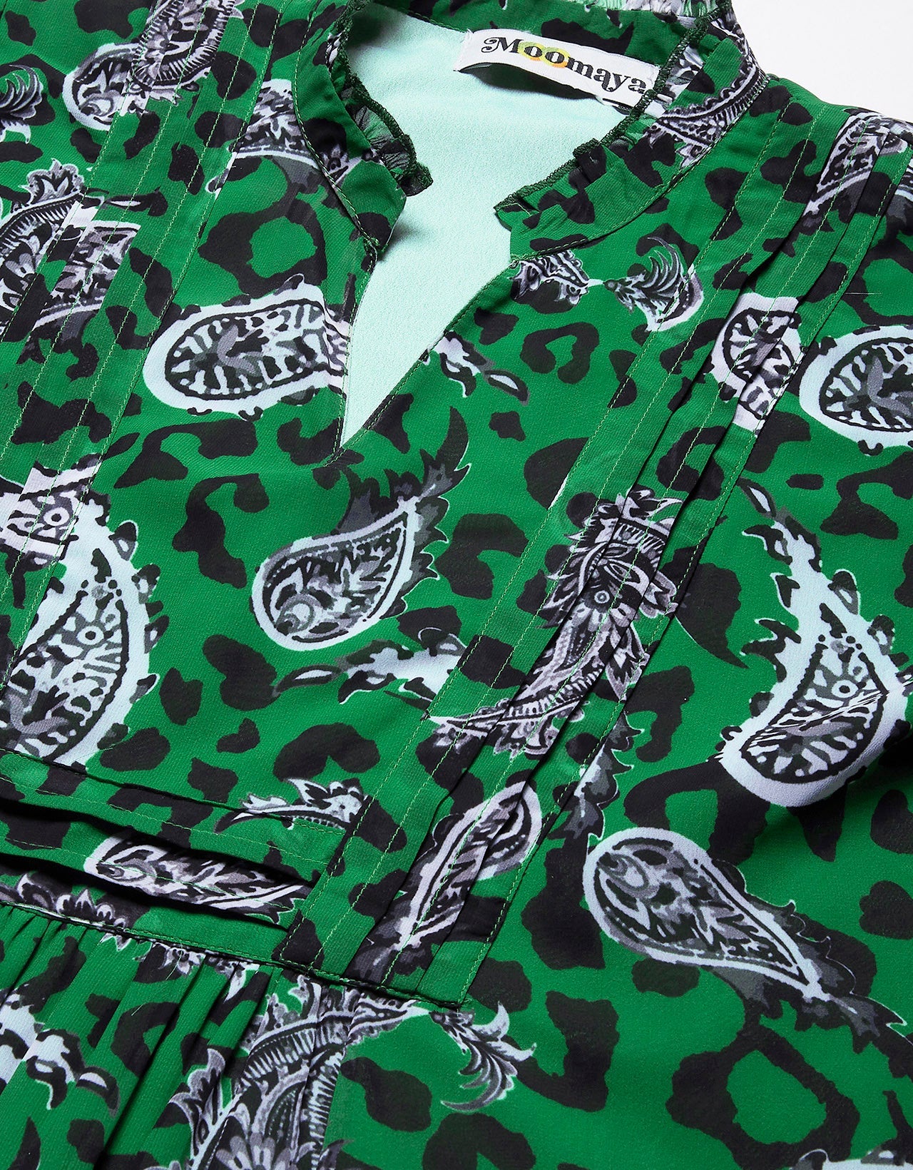 V-Neck Printed Short Top