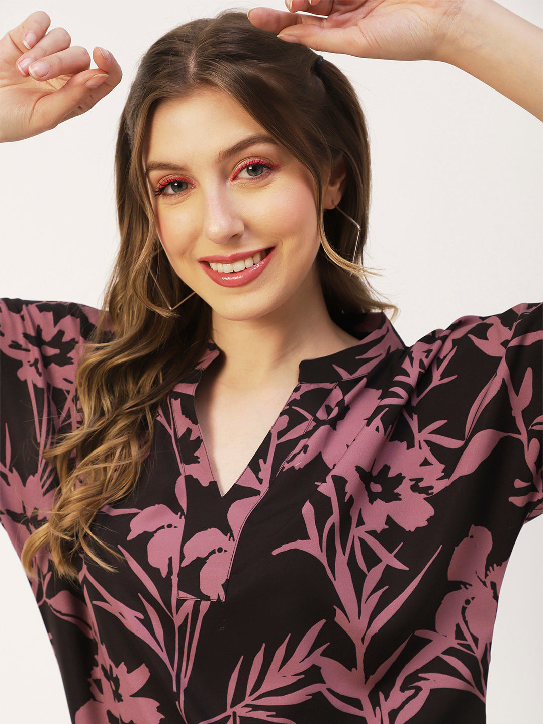 V-Neck Short Sleeve Top