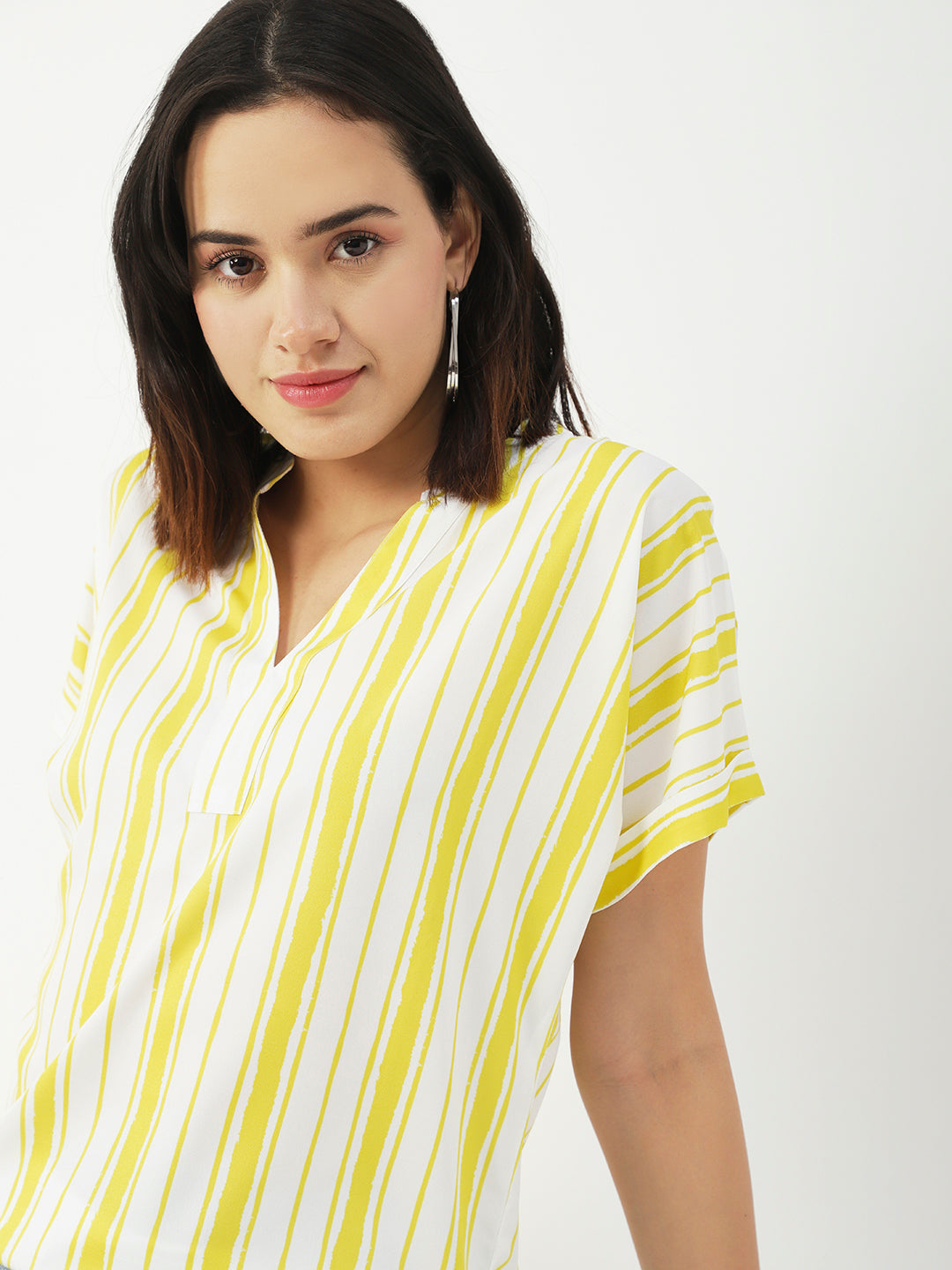 V-Neck Short Sleeve Top