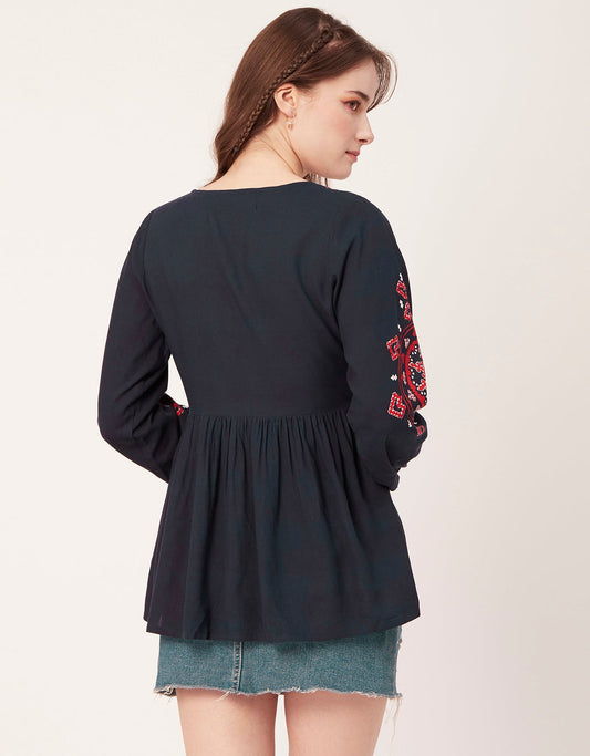 V-Neck Rayon Summer Top