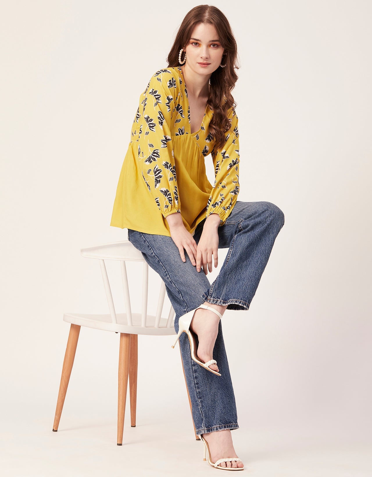 V-Neck Rayon Summer Top