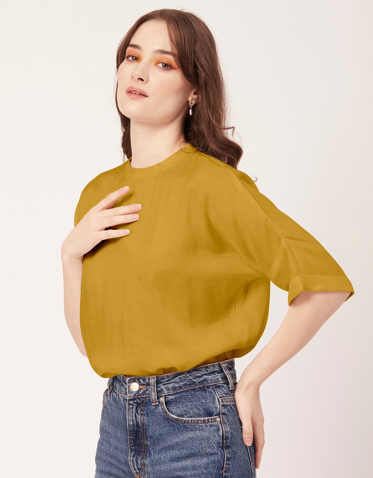 Solid Viscose Pastel Top