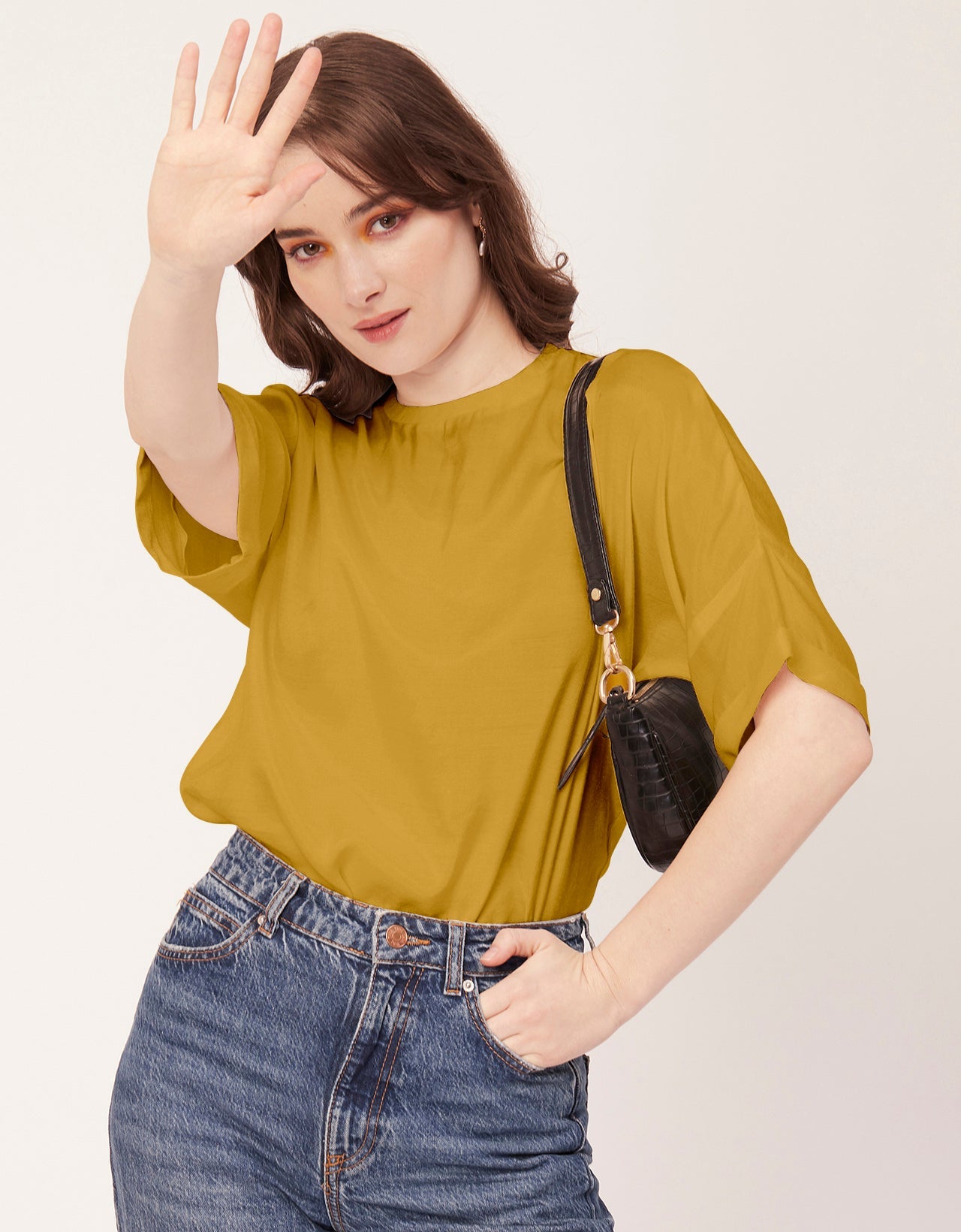 Solid Viscose Pastel Top