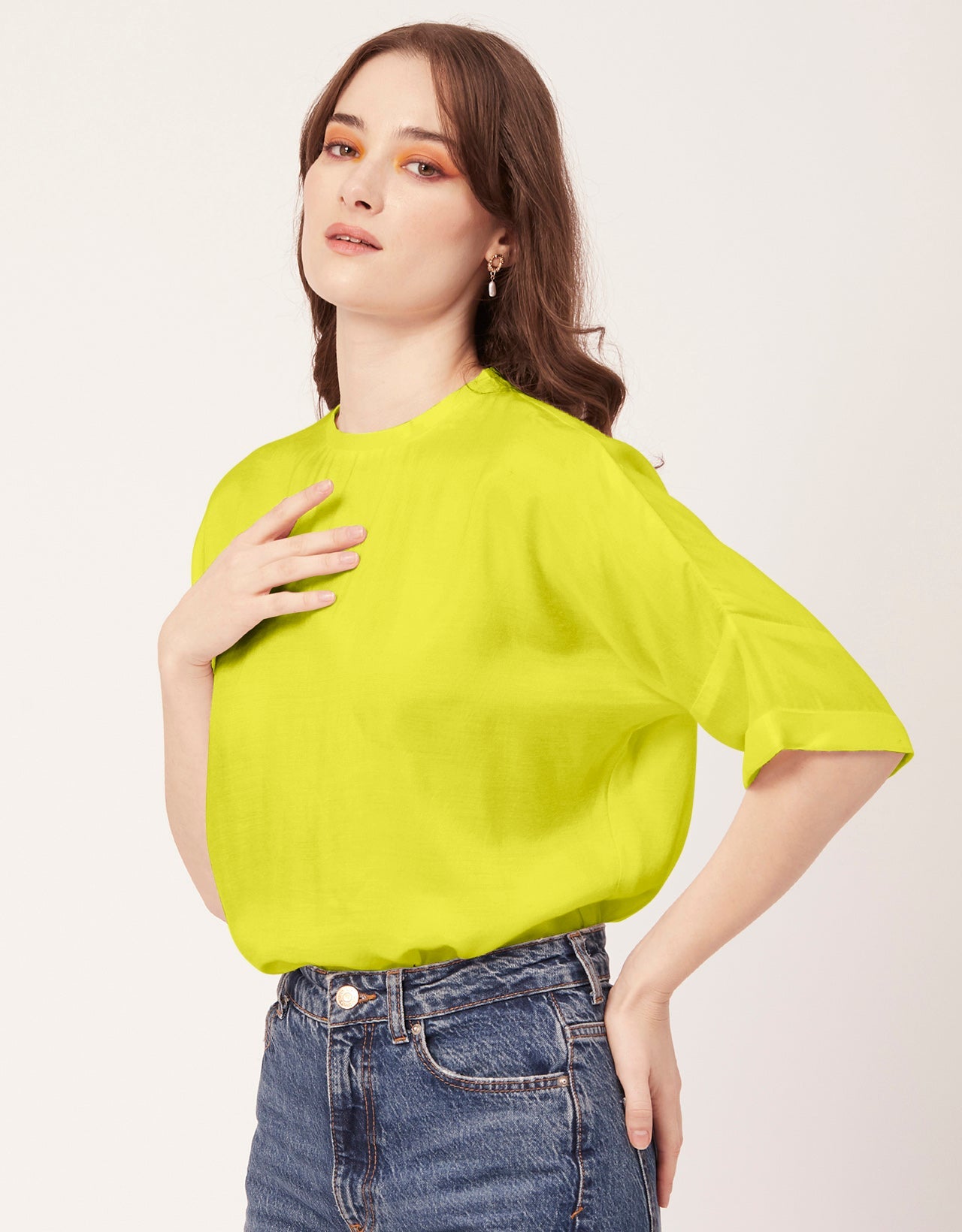 Solid Viscose Pastel Top