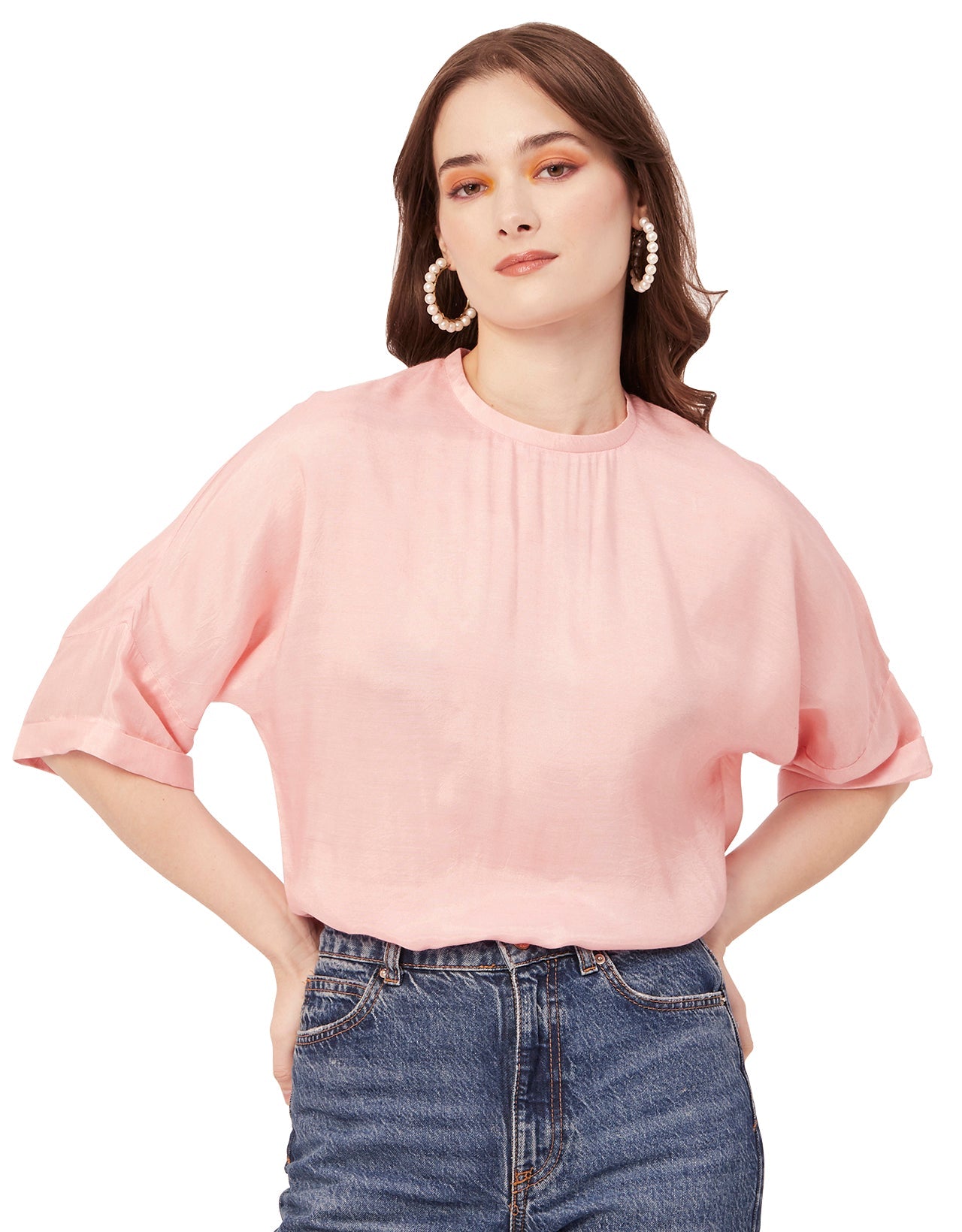 Solid Viscose Pastel Top