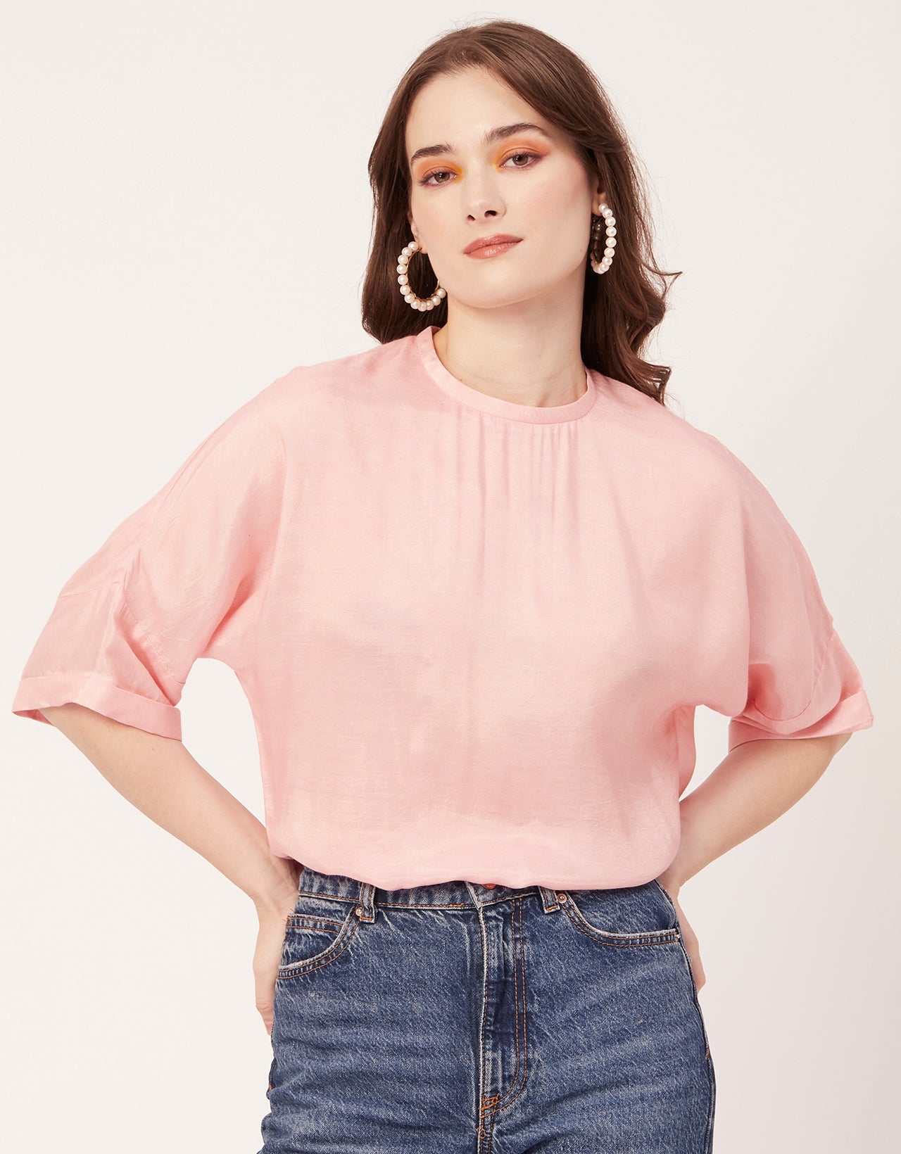 Solid Viscose Pastel Top