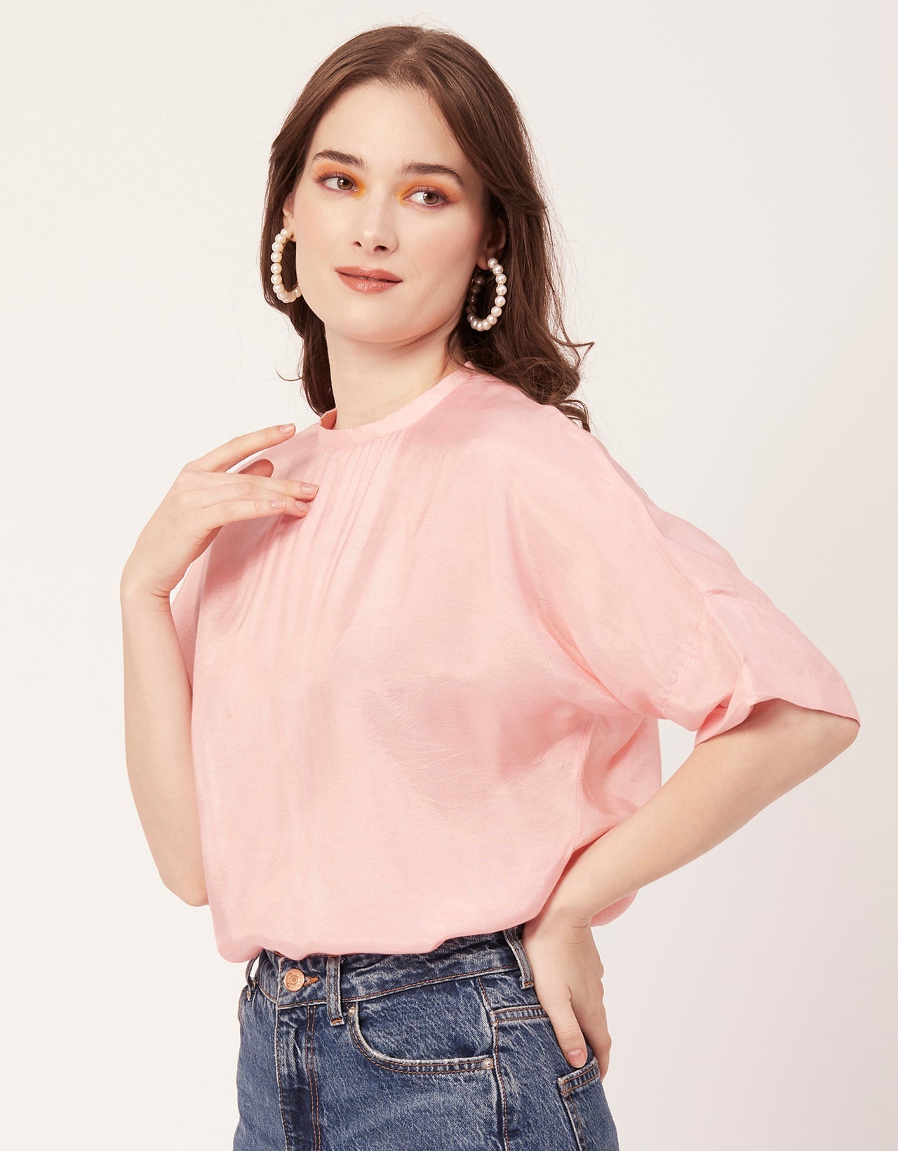 Solid Viscose Pastel Top