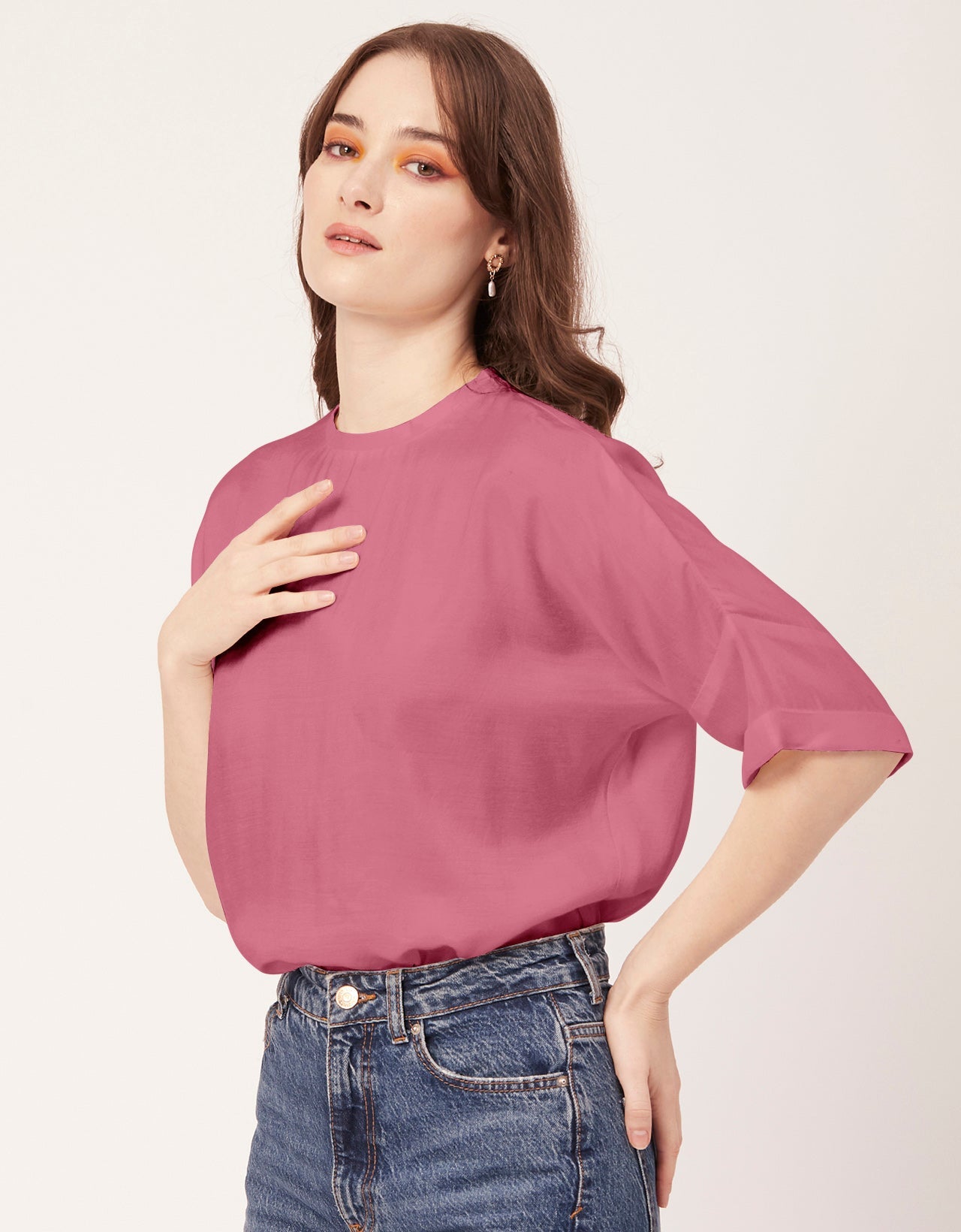 Solid Viscose Pastel Top