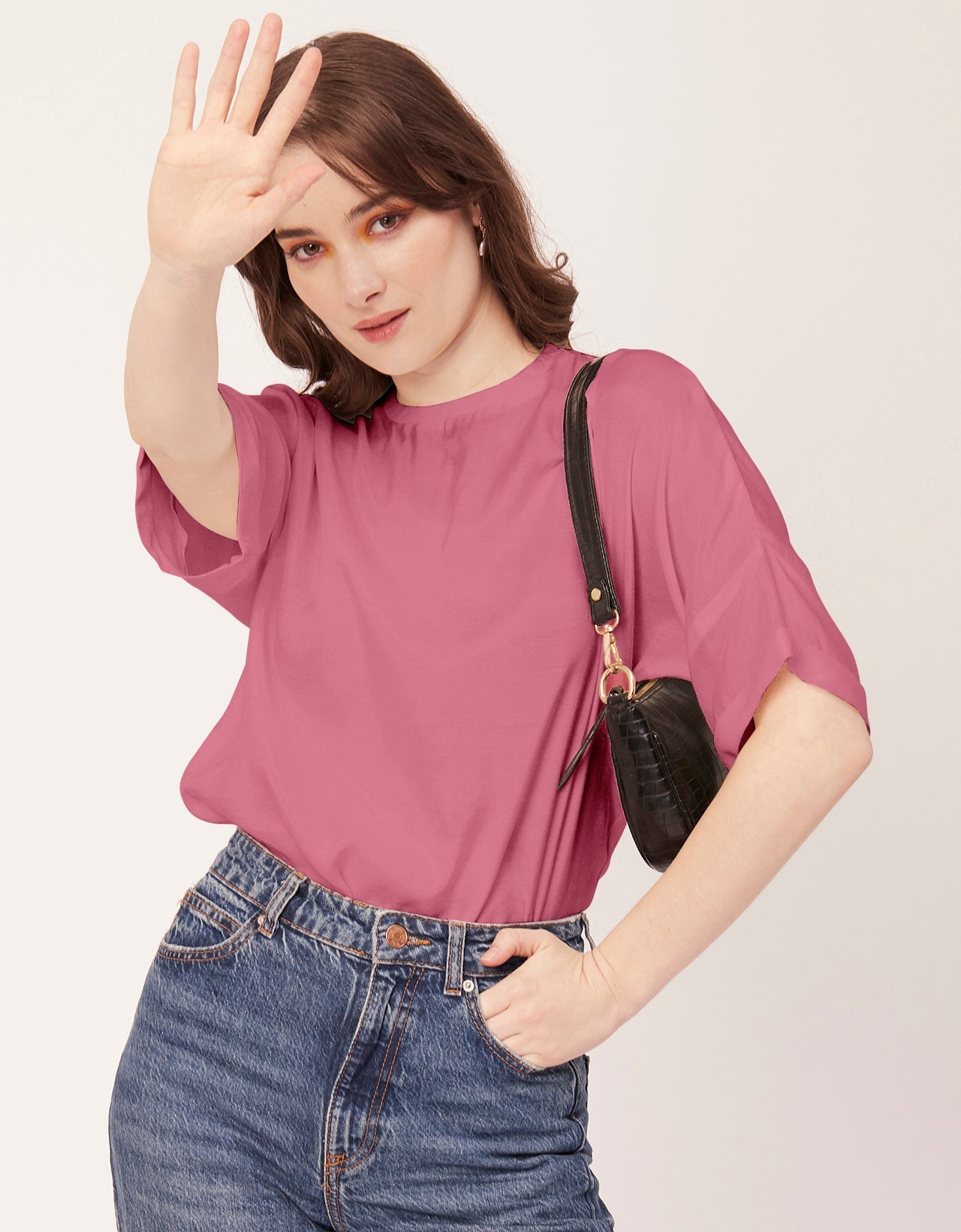 Solid Viscose Pastel Top