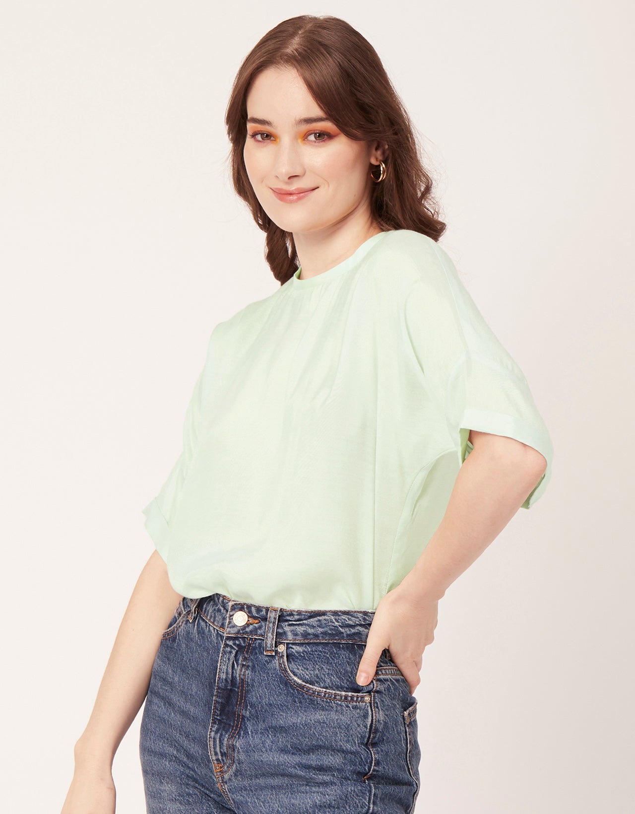 Solid Viscose Pastel Top