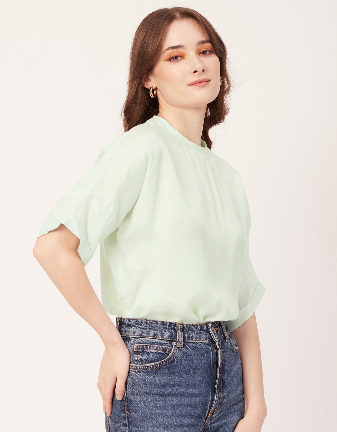 Solid Viscose Pastel Top