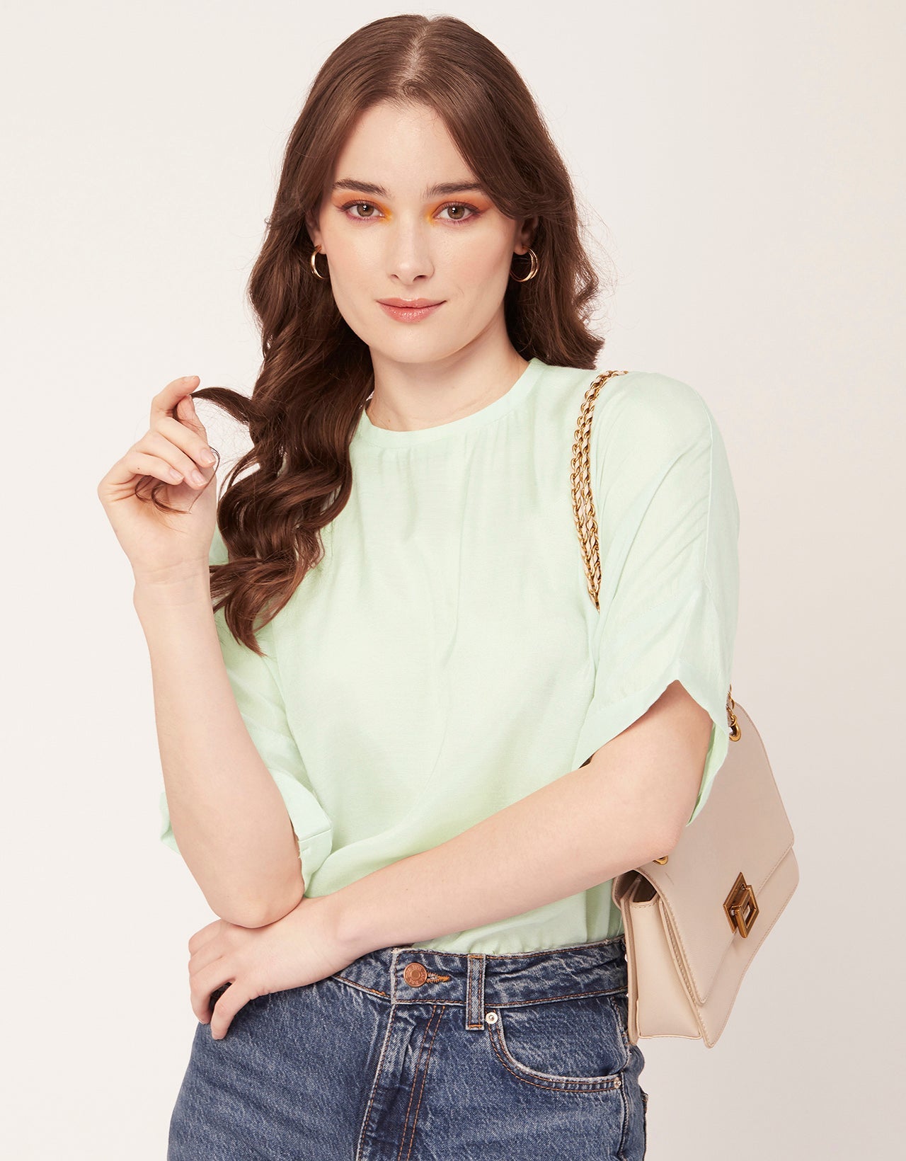 Solid Viscose Pastel Top