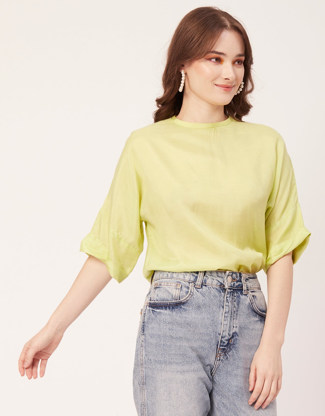 Solid Viscose Pastel Top