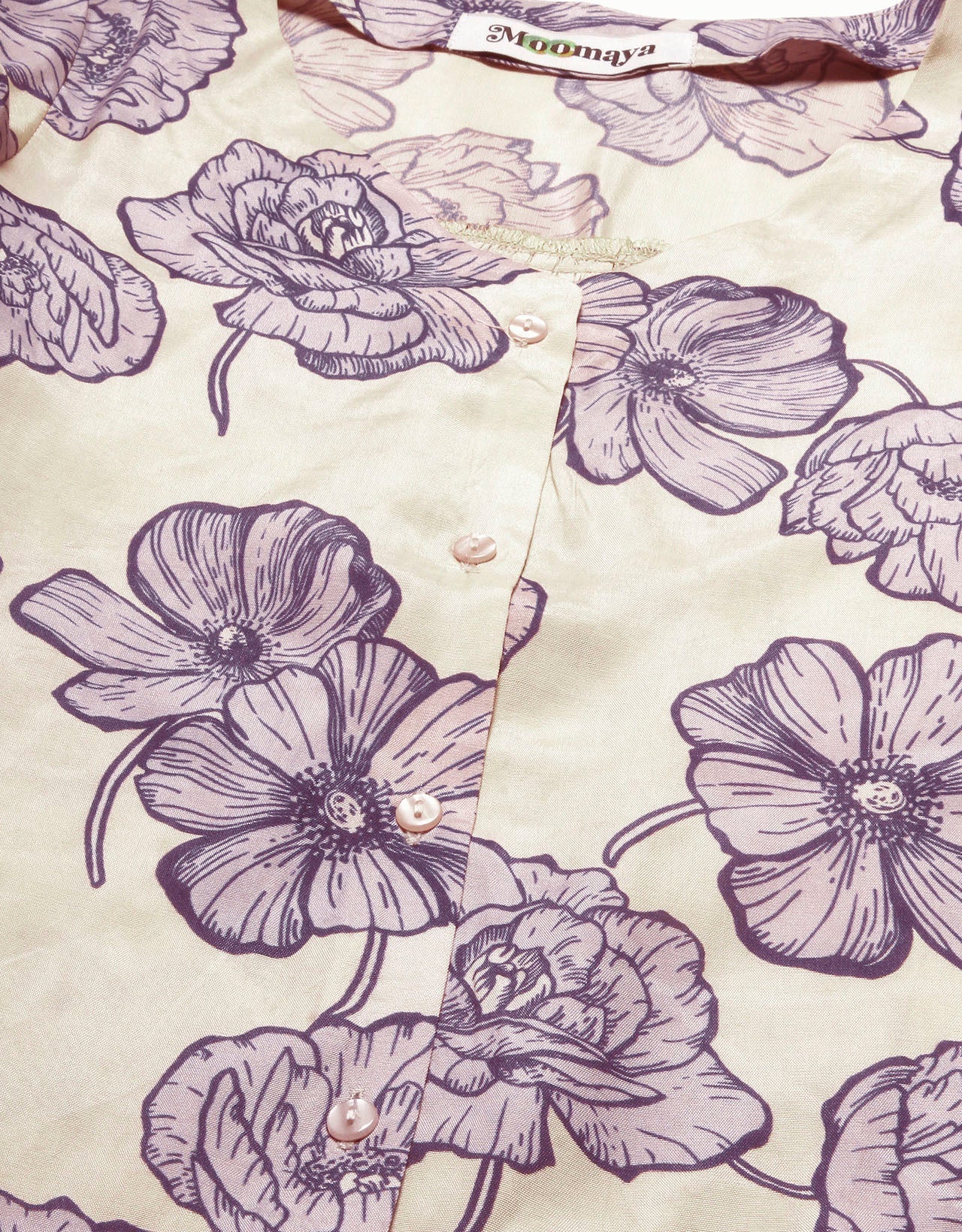 Printed Butterfly Sleeve Top