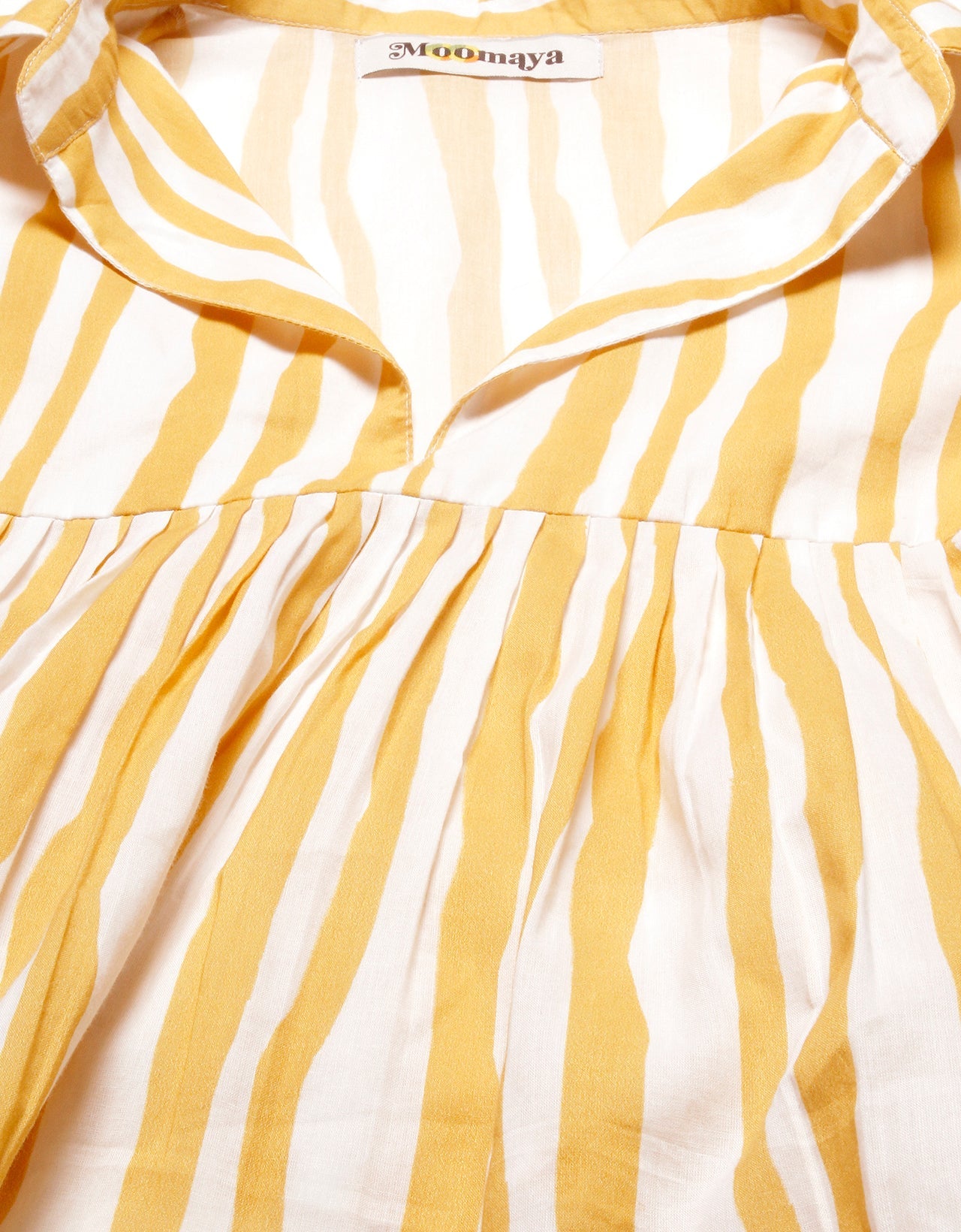 Printed Pleated Summer Top