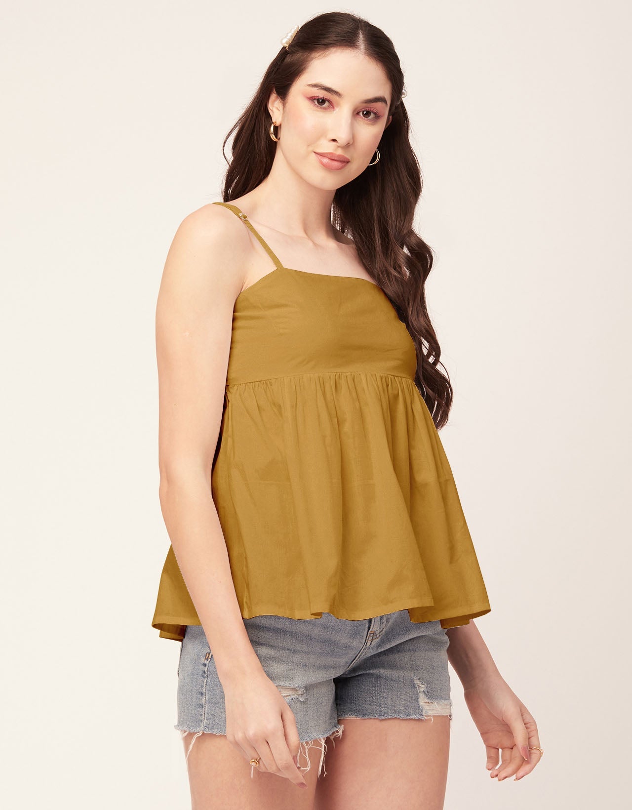 Adjustable Strap Solid Top