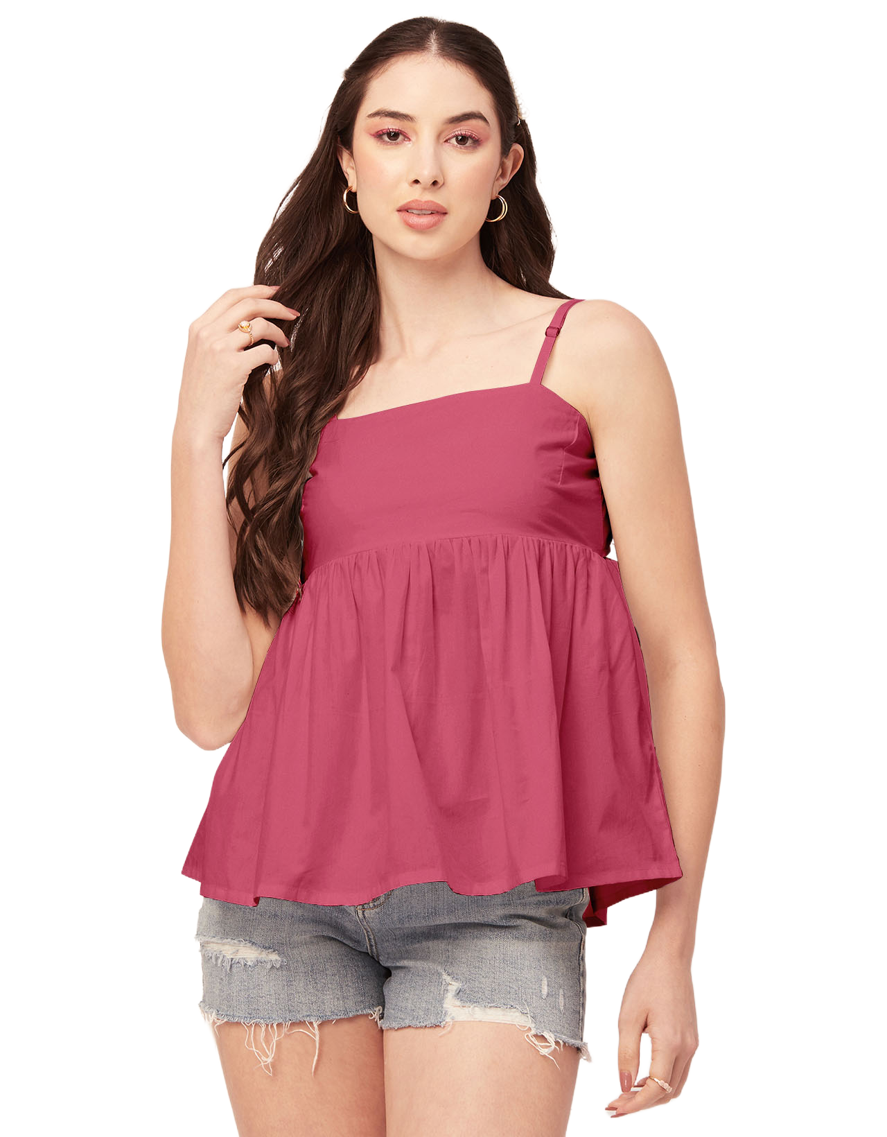 Adjustable Strap Solid Top