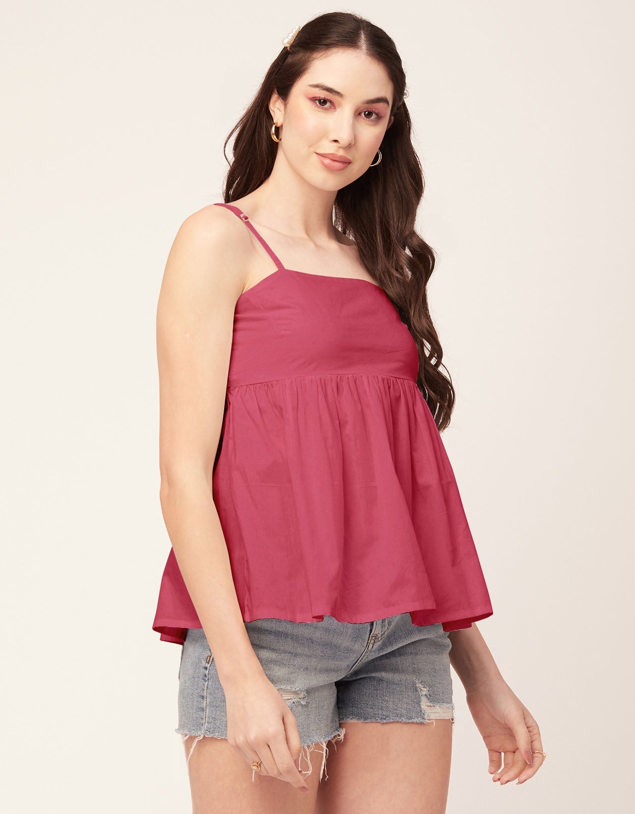 Adjustable Strap Solid Top