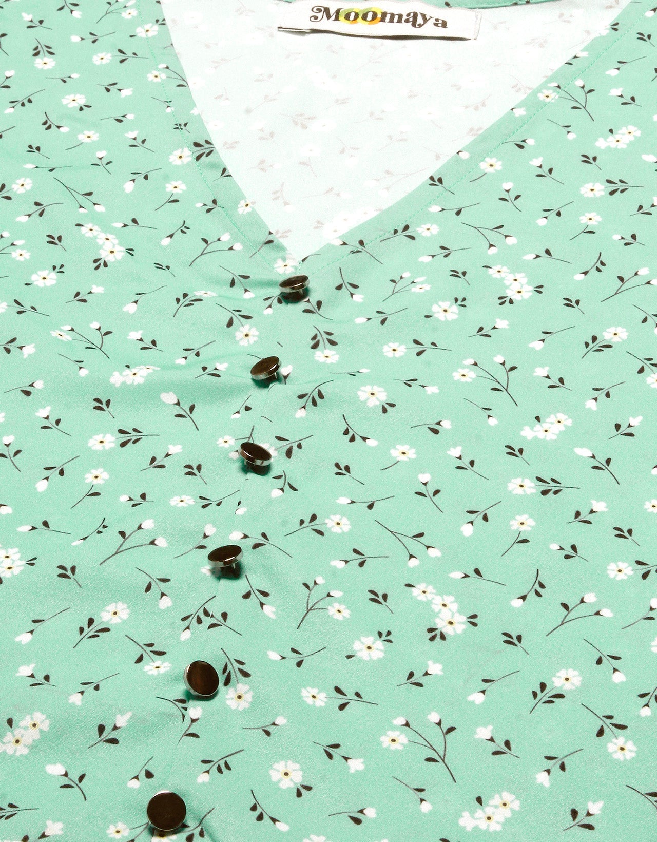 Printed V-Neck Tank Top