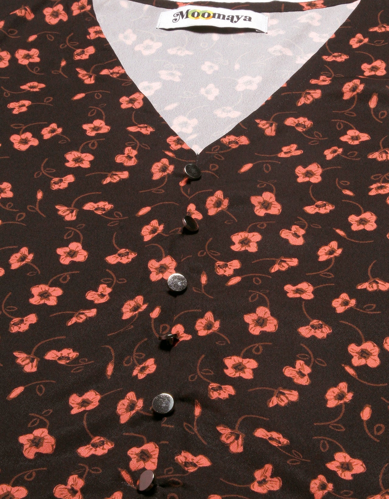 Printed V-Neck Tank Top