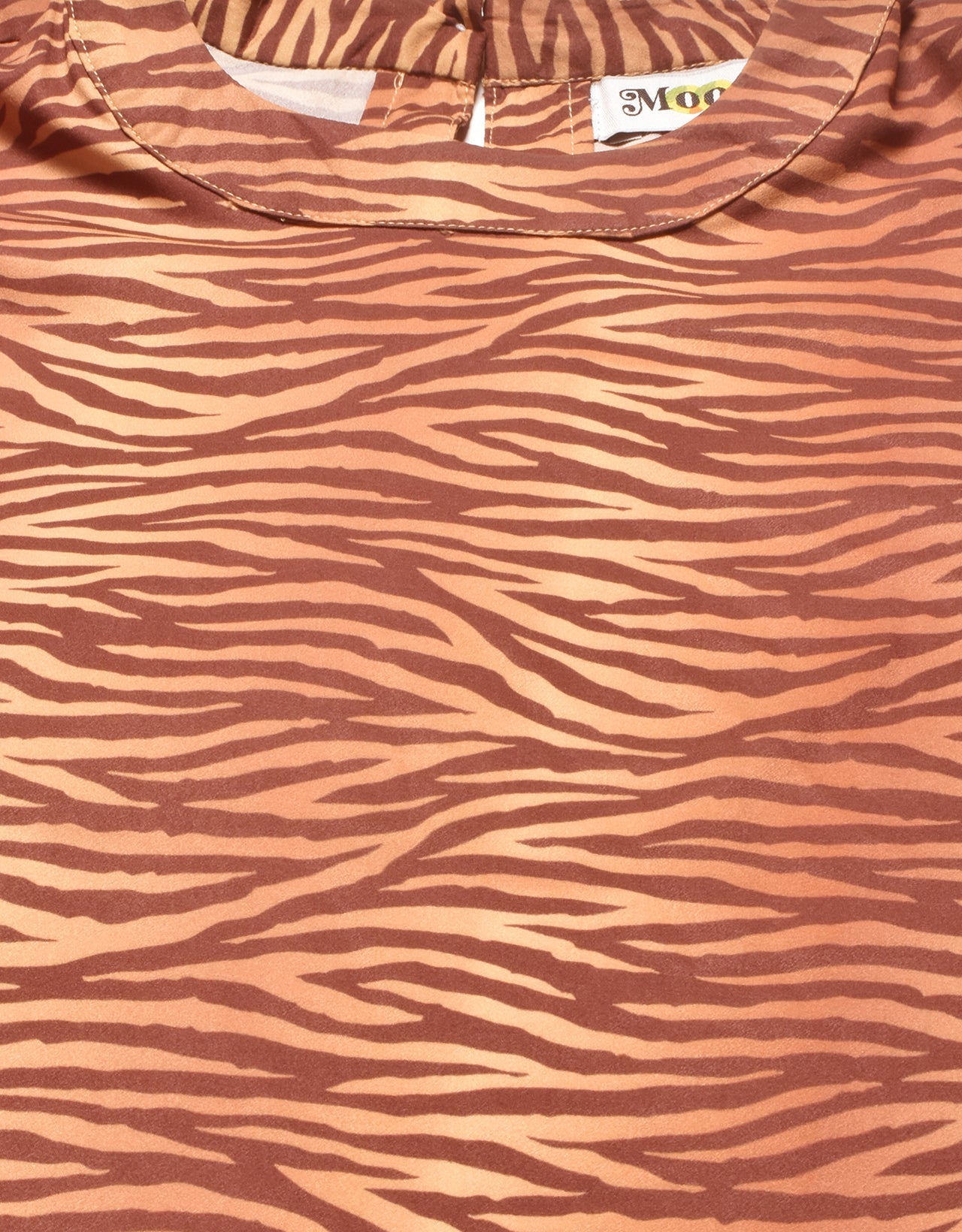Printed Flutter Sleeve Top