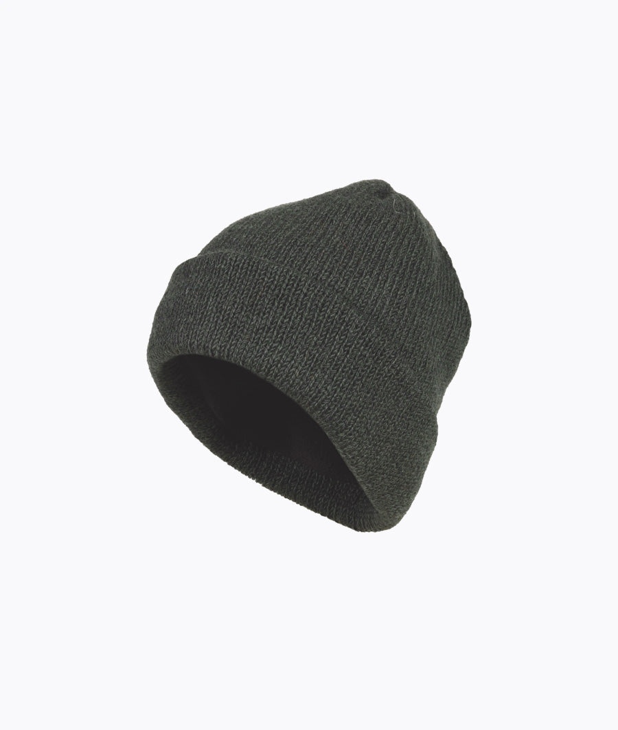 Lined Beanie - NZ Wool/Fleece Lined