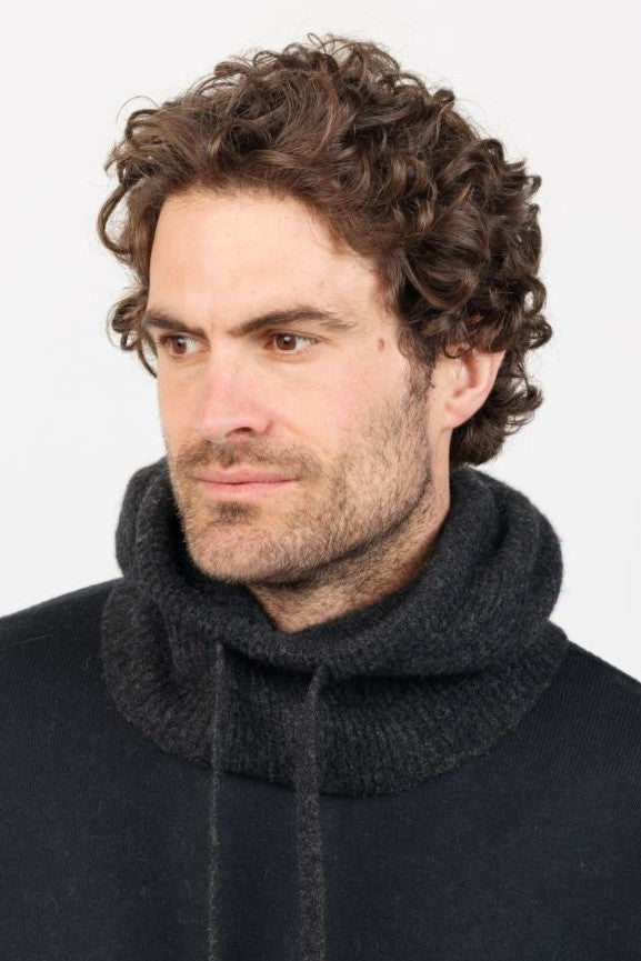 Possum-merino scarfclava, 2-in-1 balaclava and neckwarmer - Klothing NZ