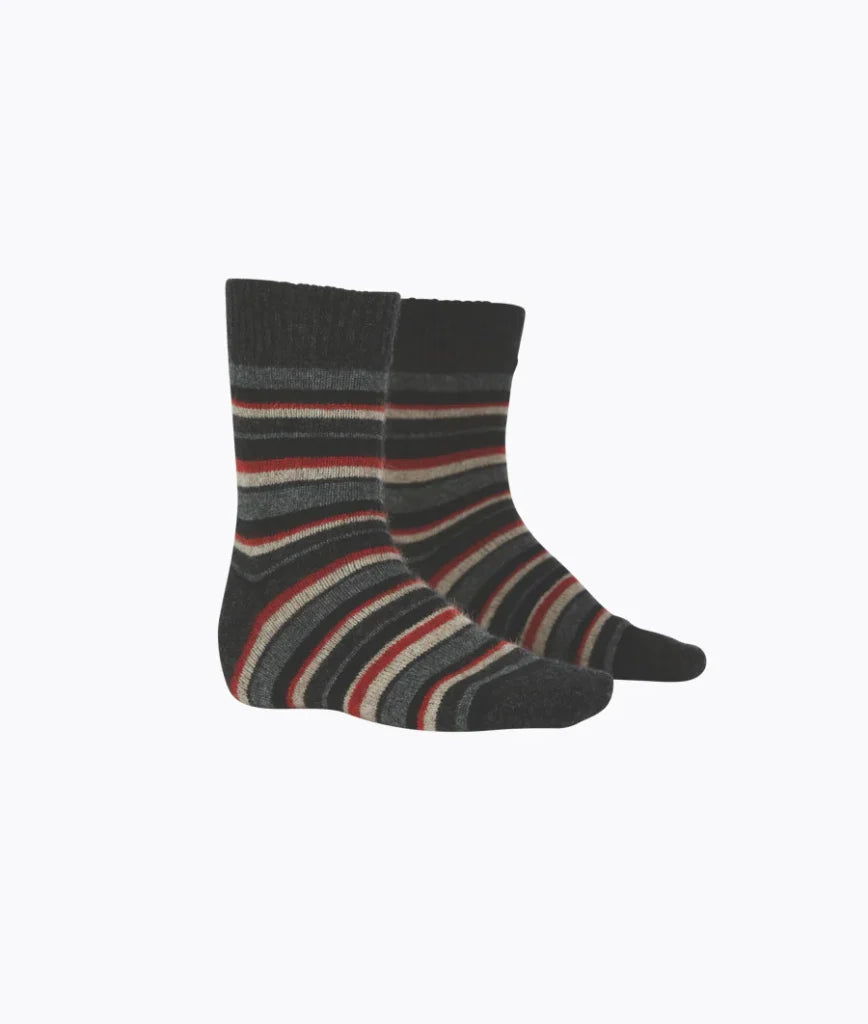 Striped Possum Merino Sock