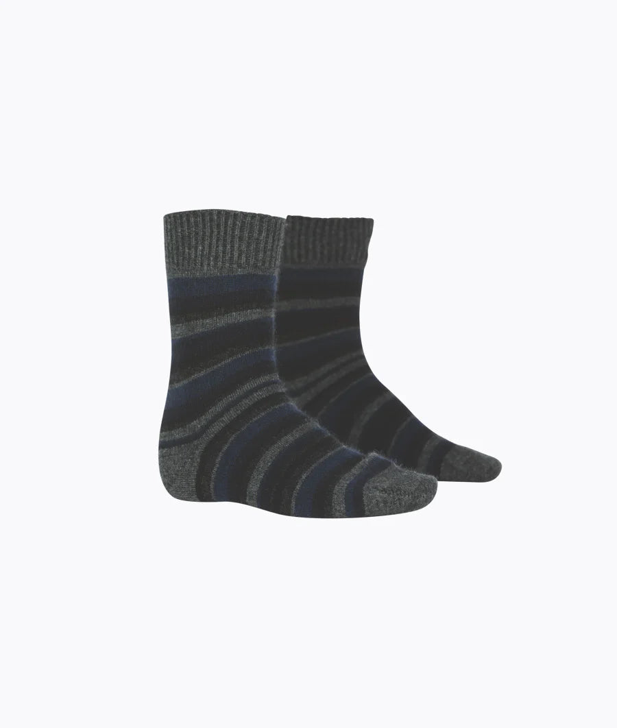 Striped Possum Merino Sock