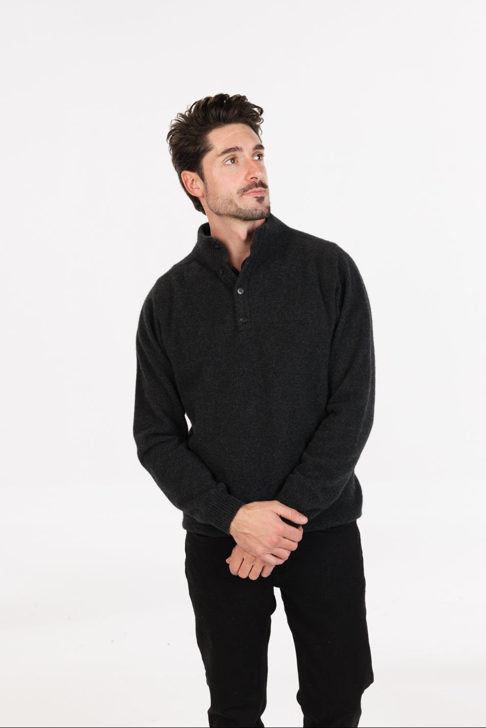 Button Collar Sweater