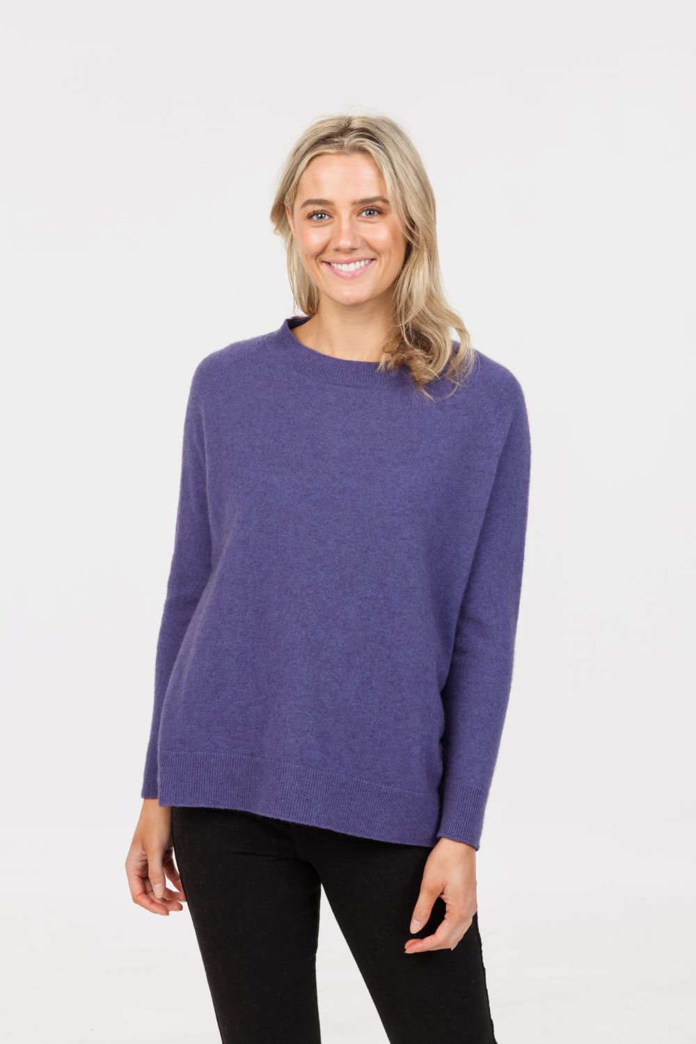 Women's possum-merino lounge sweater - Klothing NZ