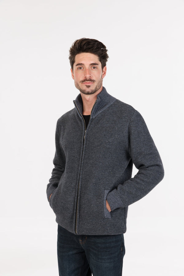Textured Full Zip Jacket