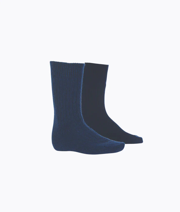 Rib Plain Socks