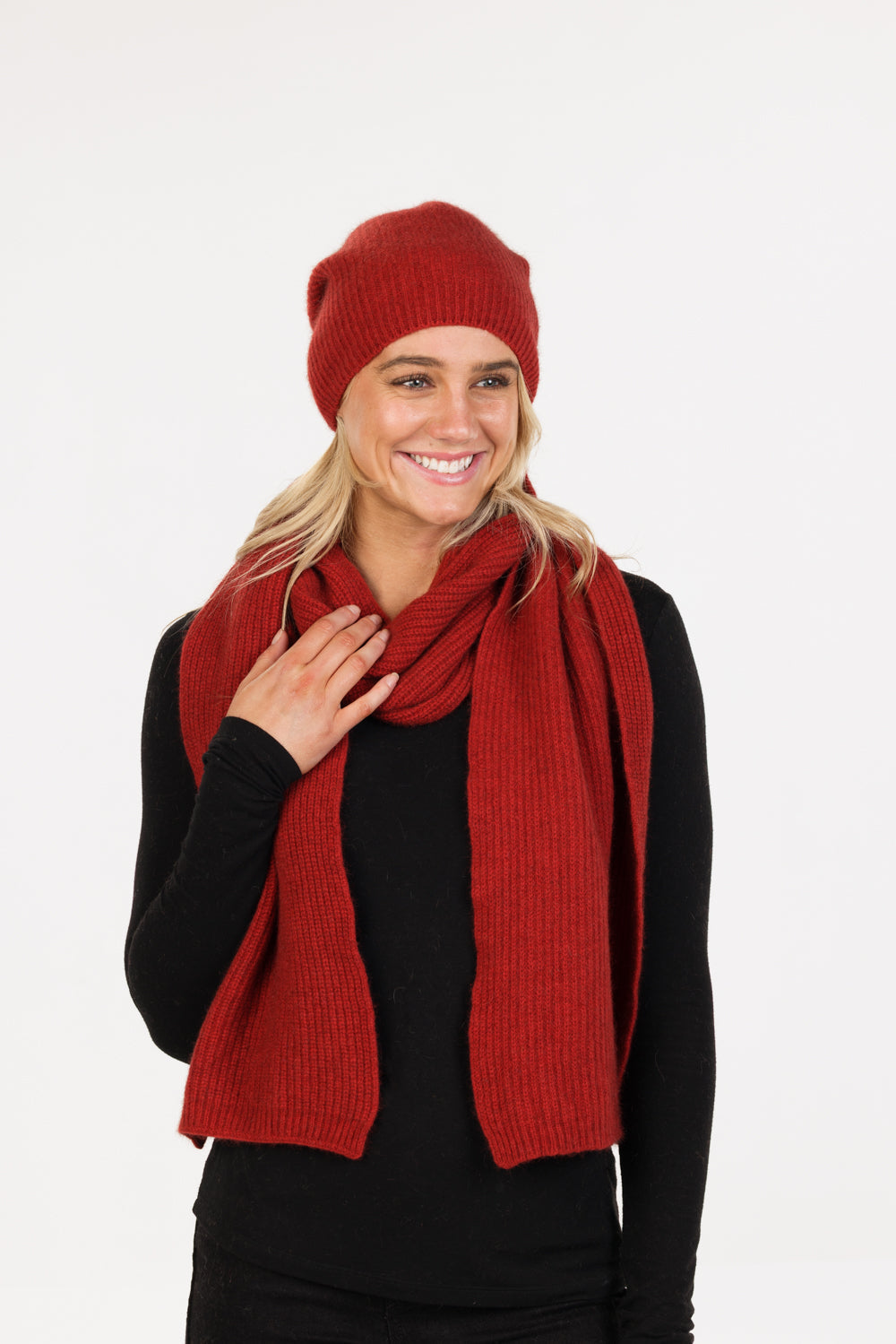 Possum-merino oversized slouch scarf - Klothing NZ