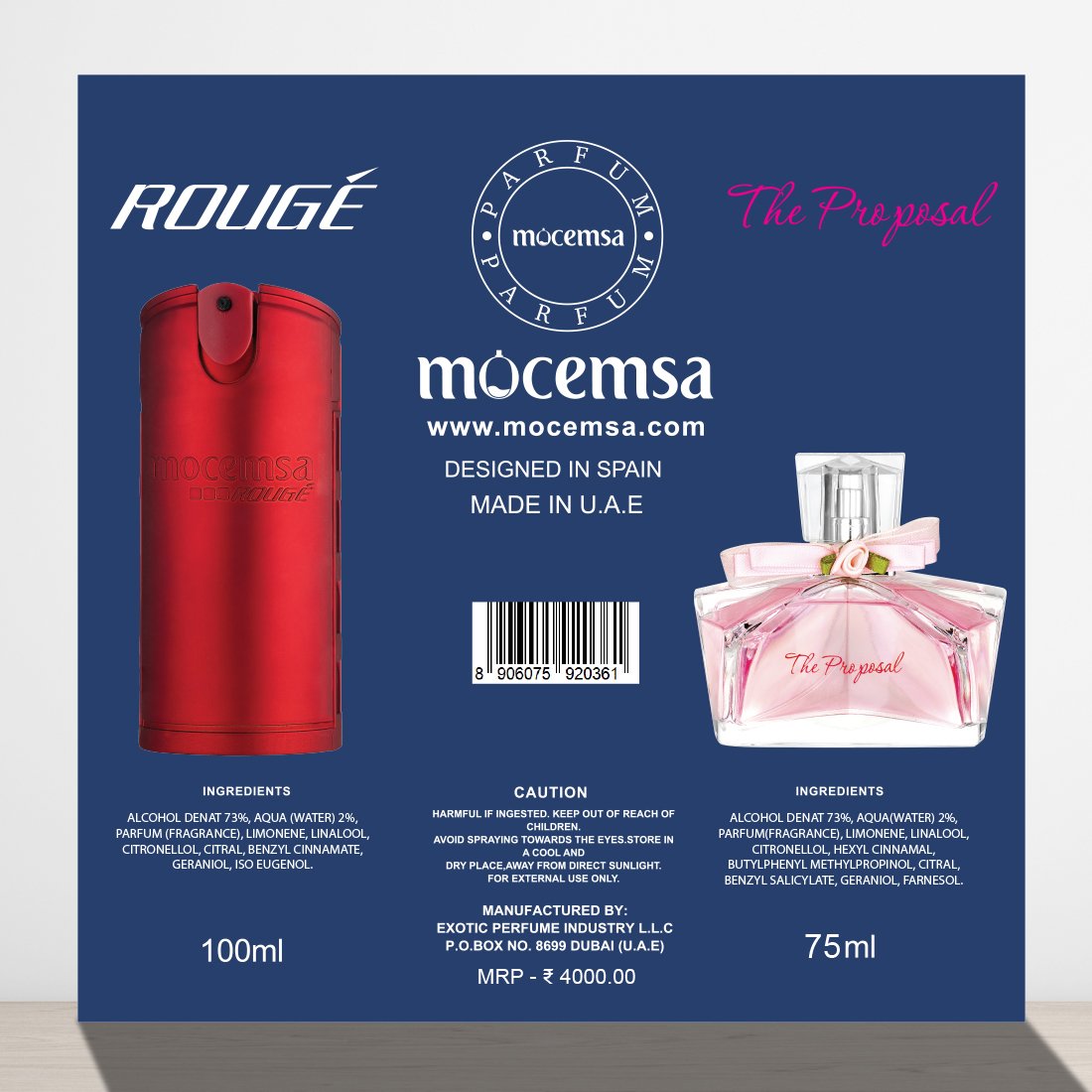 Rouge 100 ml + The Proposal 75 ml