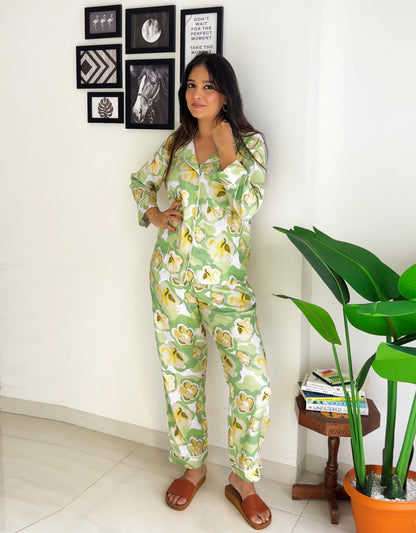 Viscose Printed Night suit