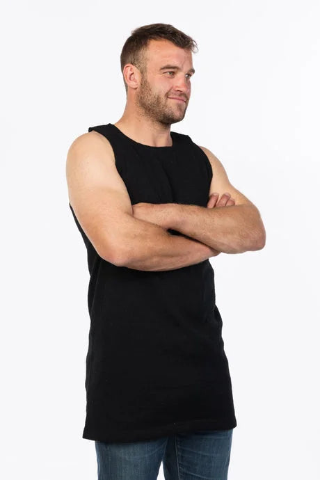 Classic Shearers Singlet - 100% Wool