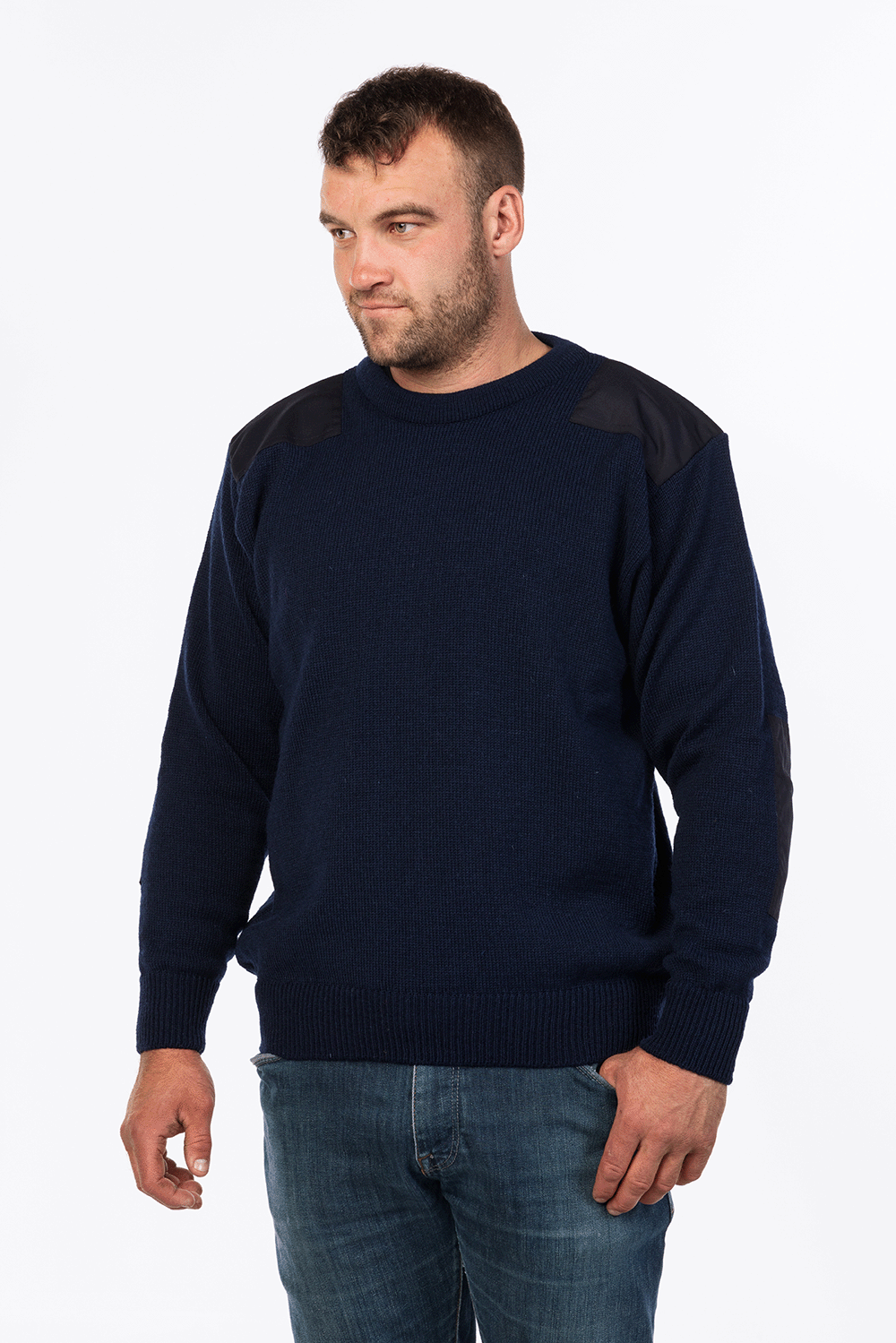 Survival workwear NZ wool crewneck jersey - Klothing NZ