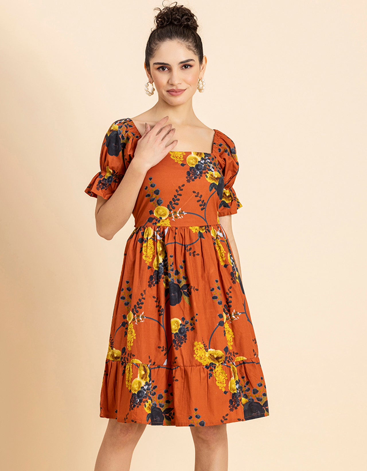 Square Neck Summer Dress