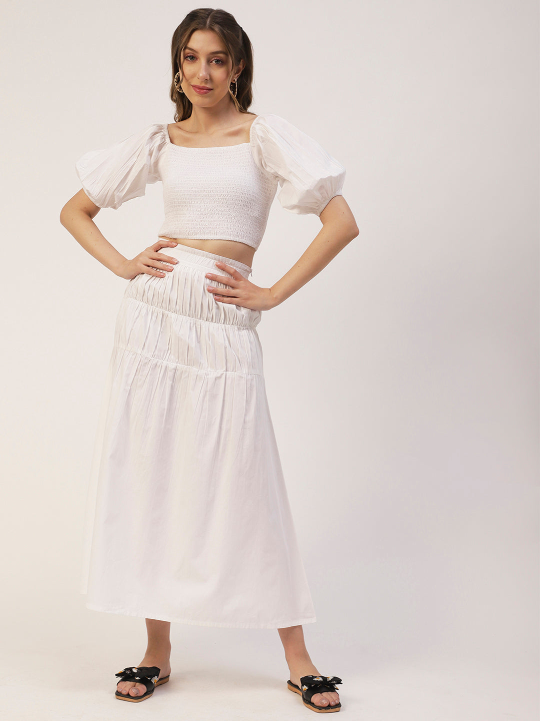 Summer 2 Pcs Skirt Top Set