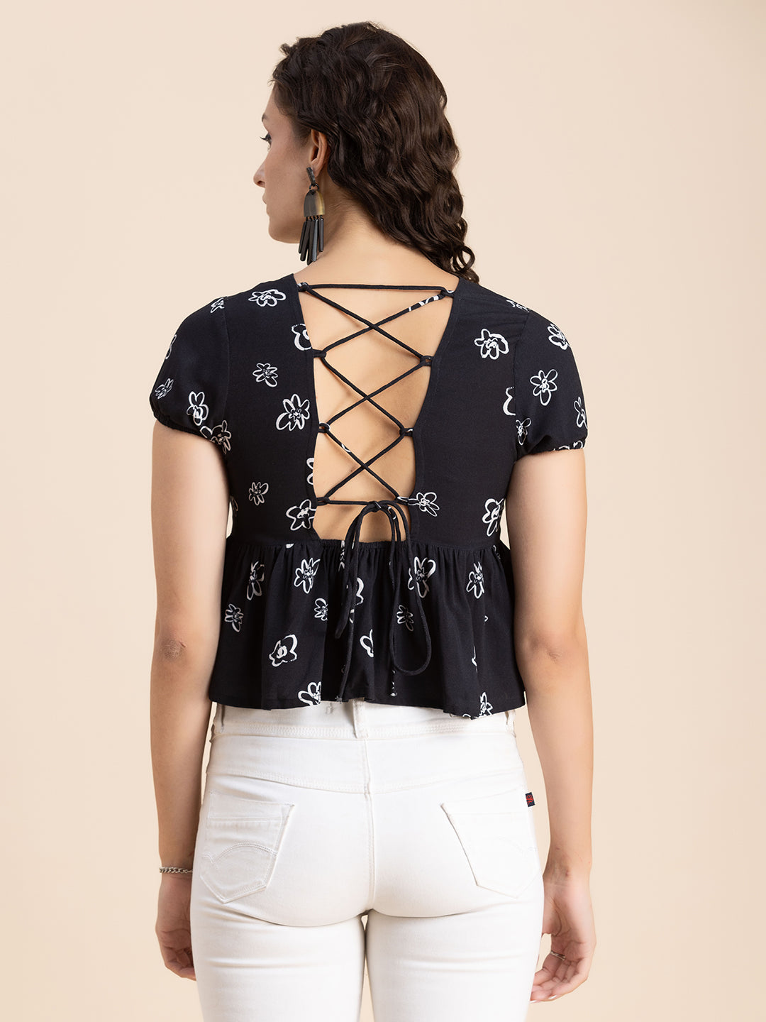Styled Back Vacation Top