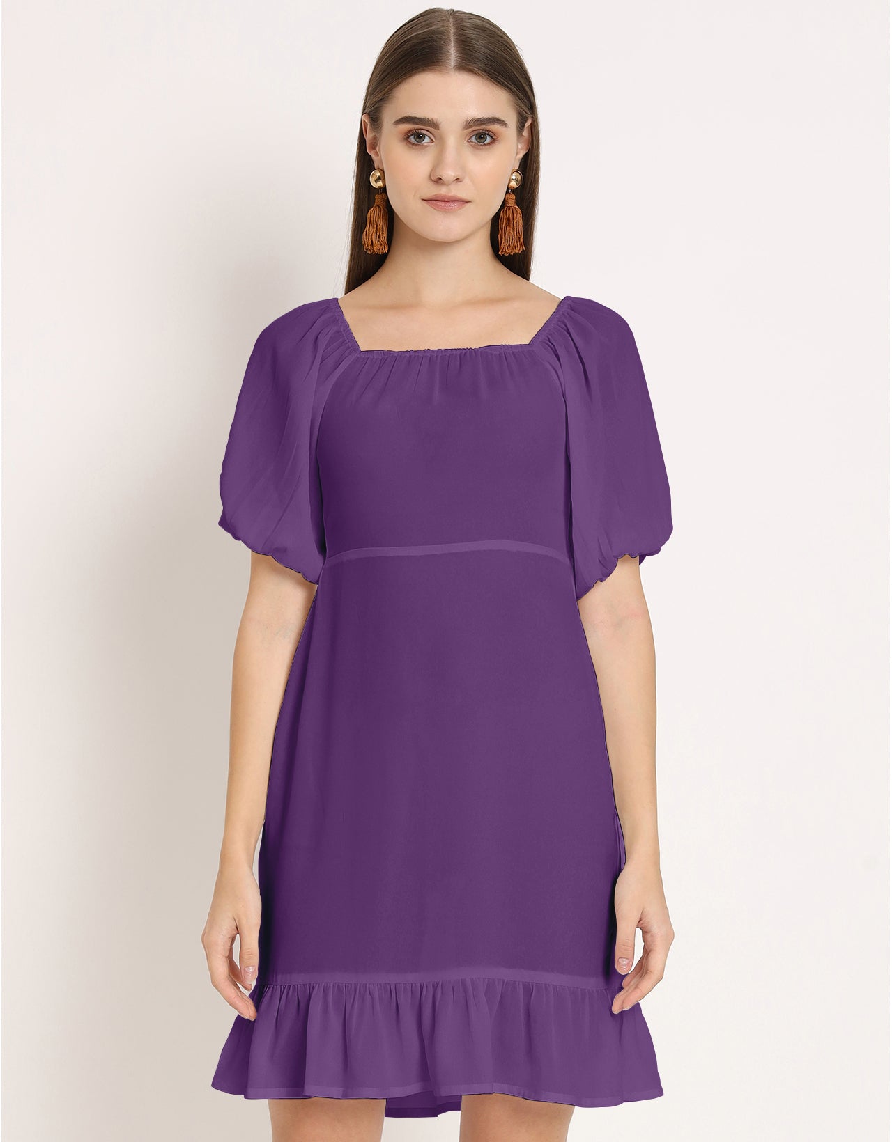 Square Neck Sheath Dress