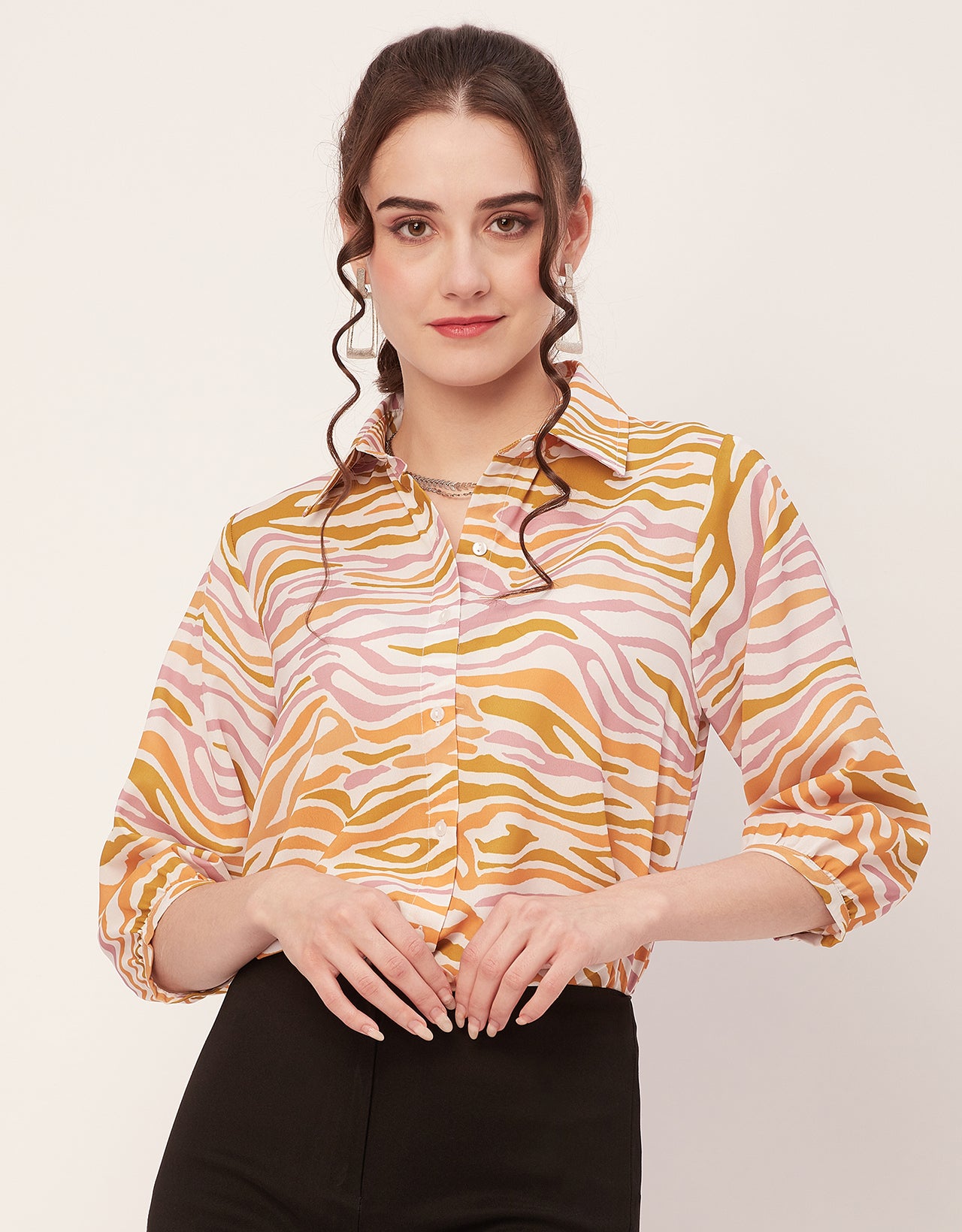 Printed Casual Chic Shirt