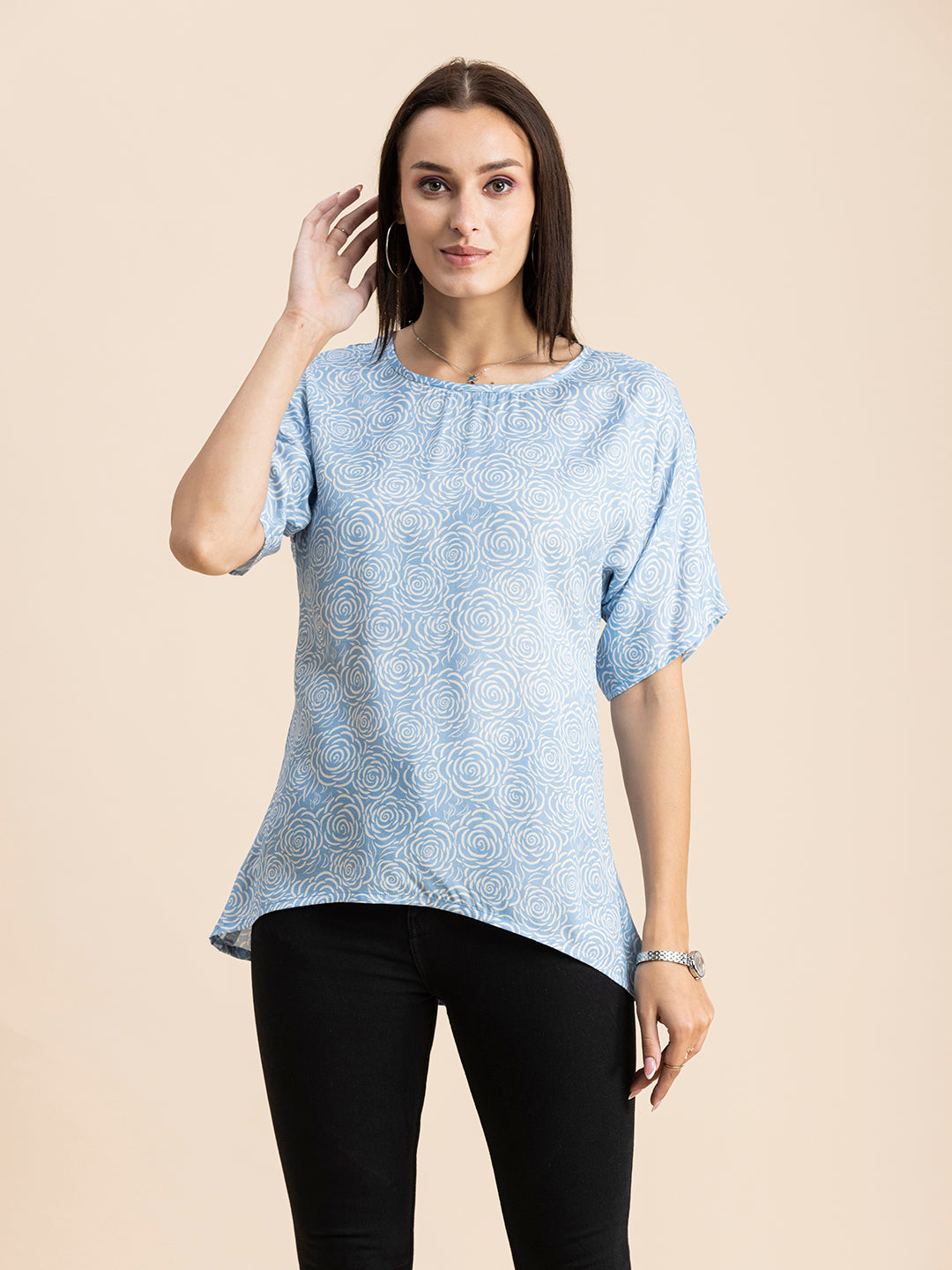 Summer Round Neck Loose-Fit
